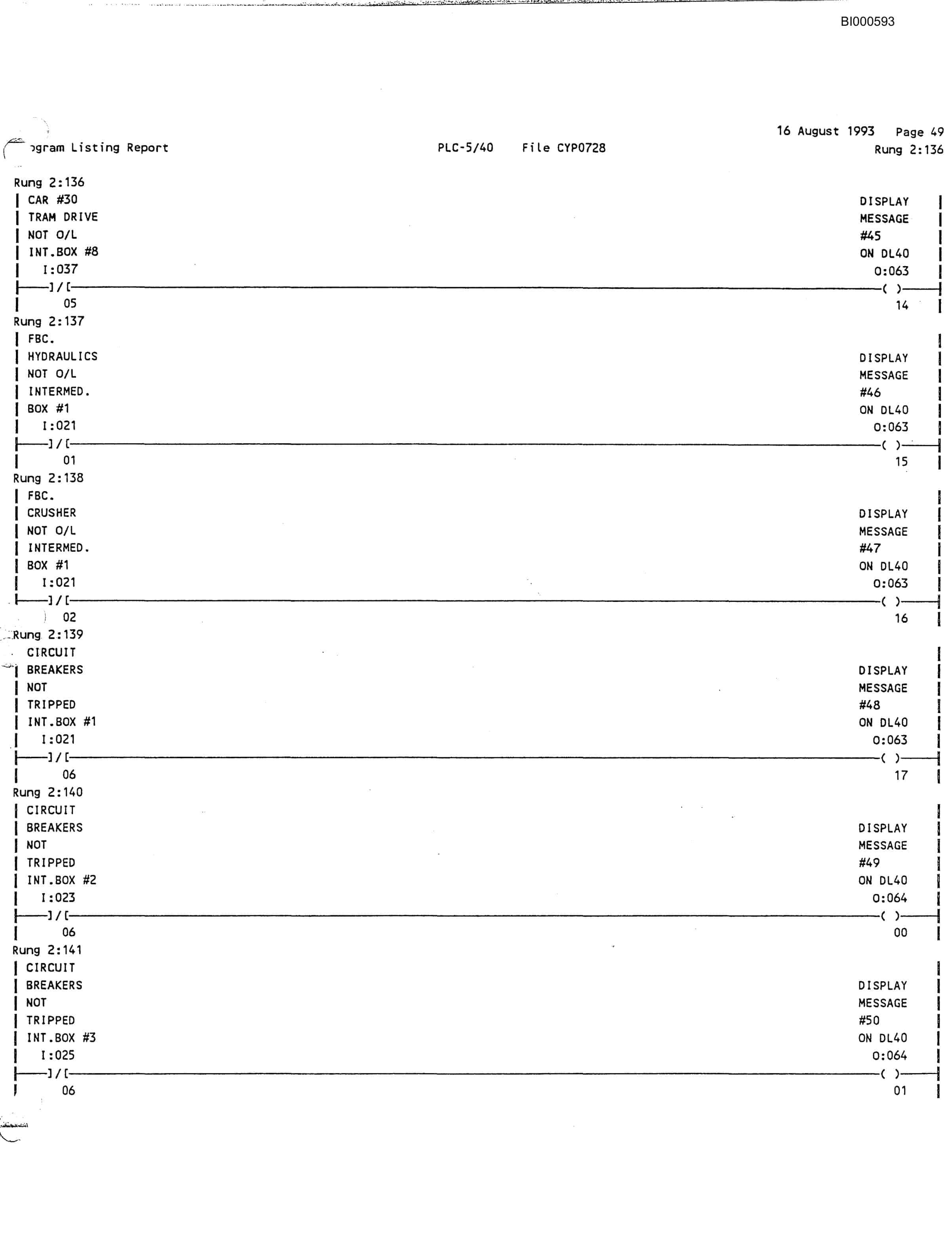 Bucyrus BBS4815-01 Technical Manual BI000593-4