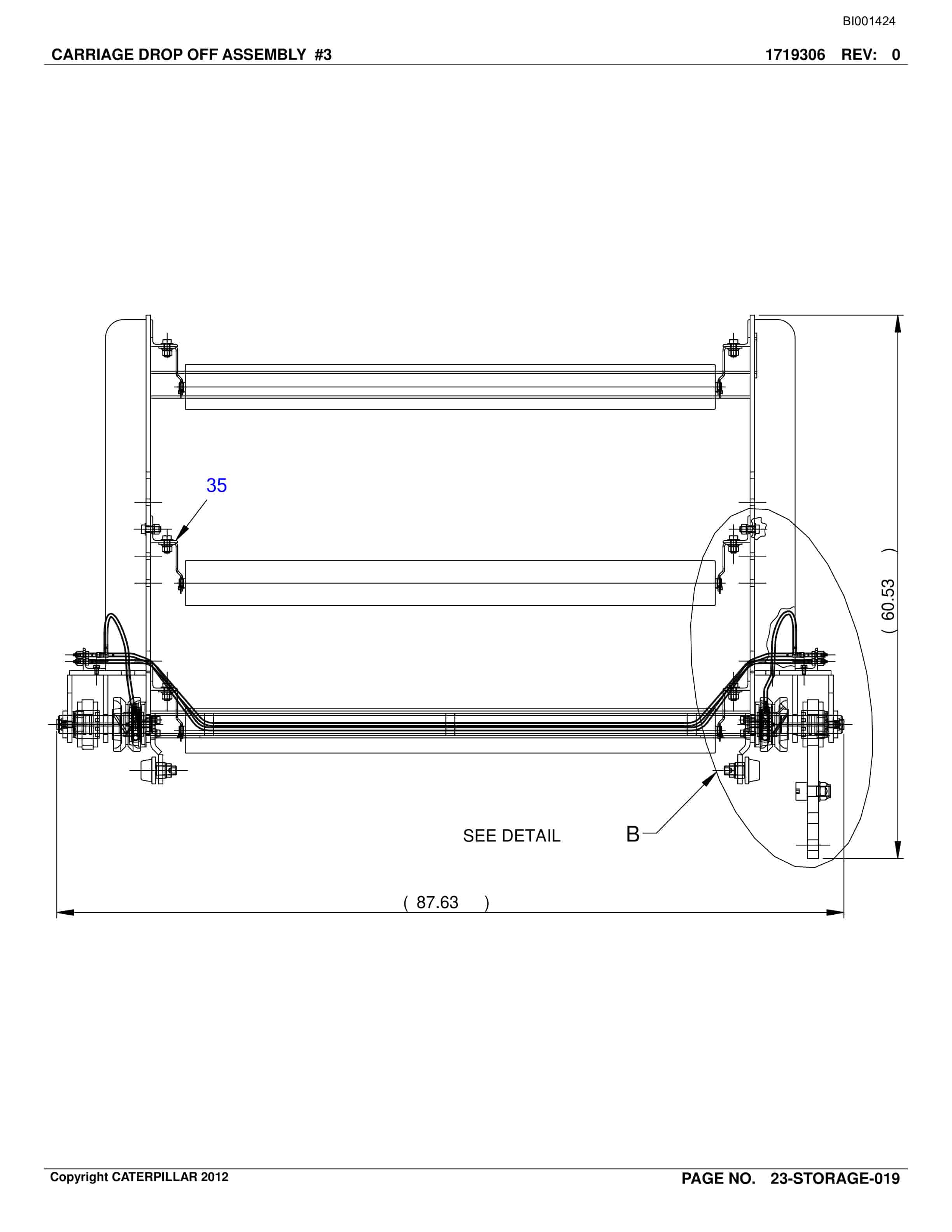 Bucyrus BC200 Belt System Parts Catalog BI001424-5