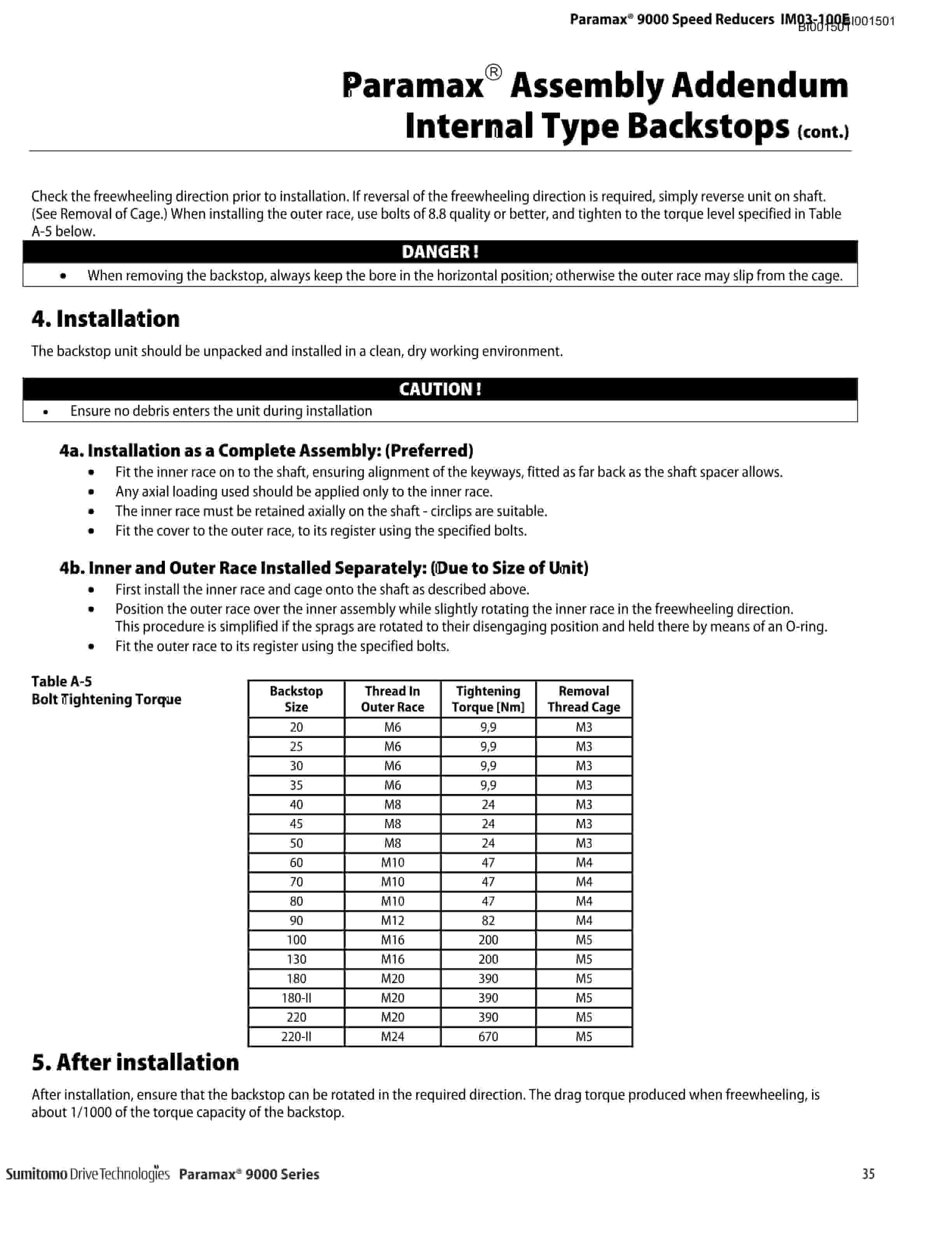 Bucyrus BC200 Belt System Parts Catalog BI001501-4