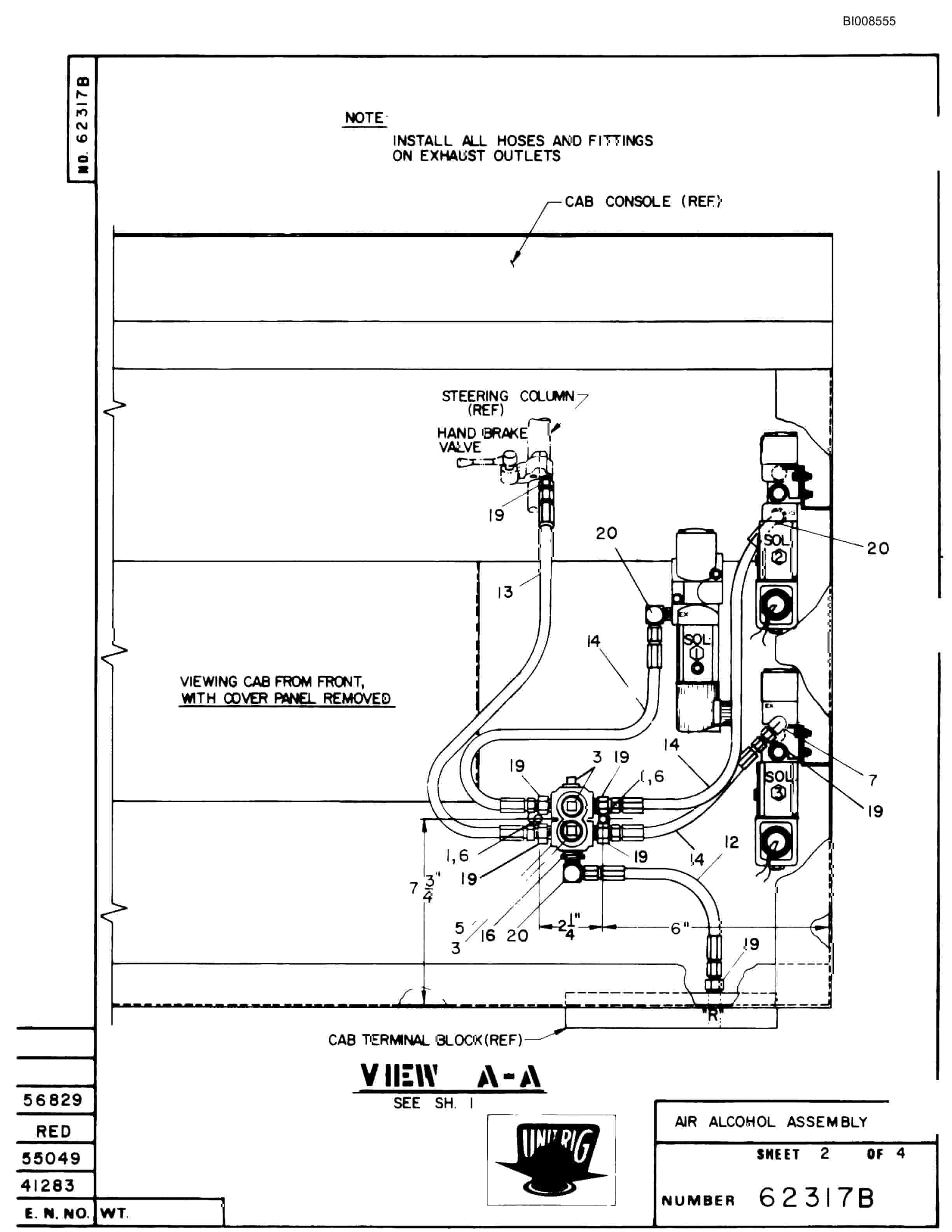 Bucyrus BD-180 Parts Catalog BI008555-4