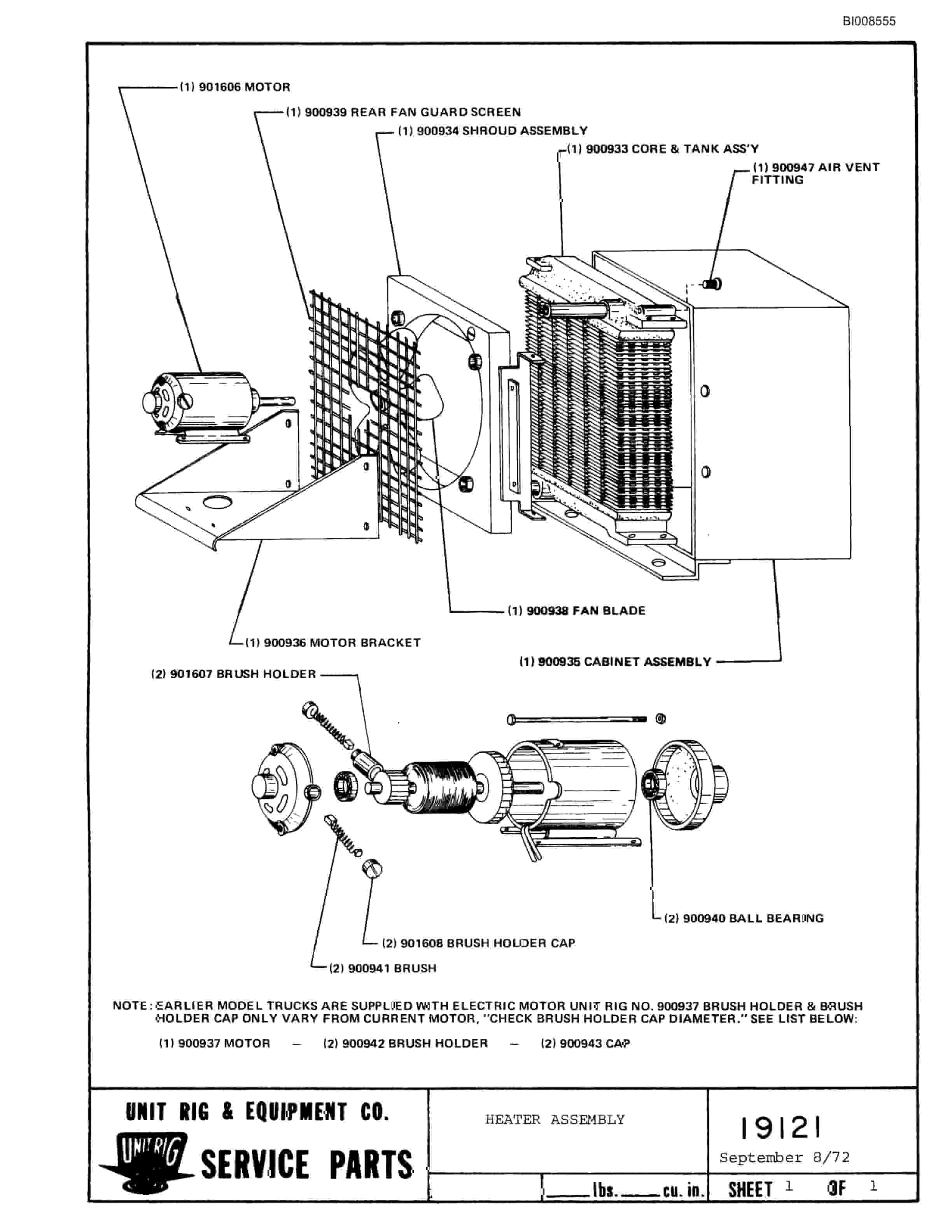 Bucyrus BD-180 Parts Catalog BI008555-5