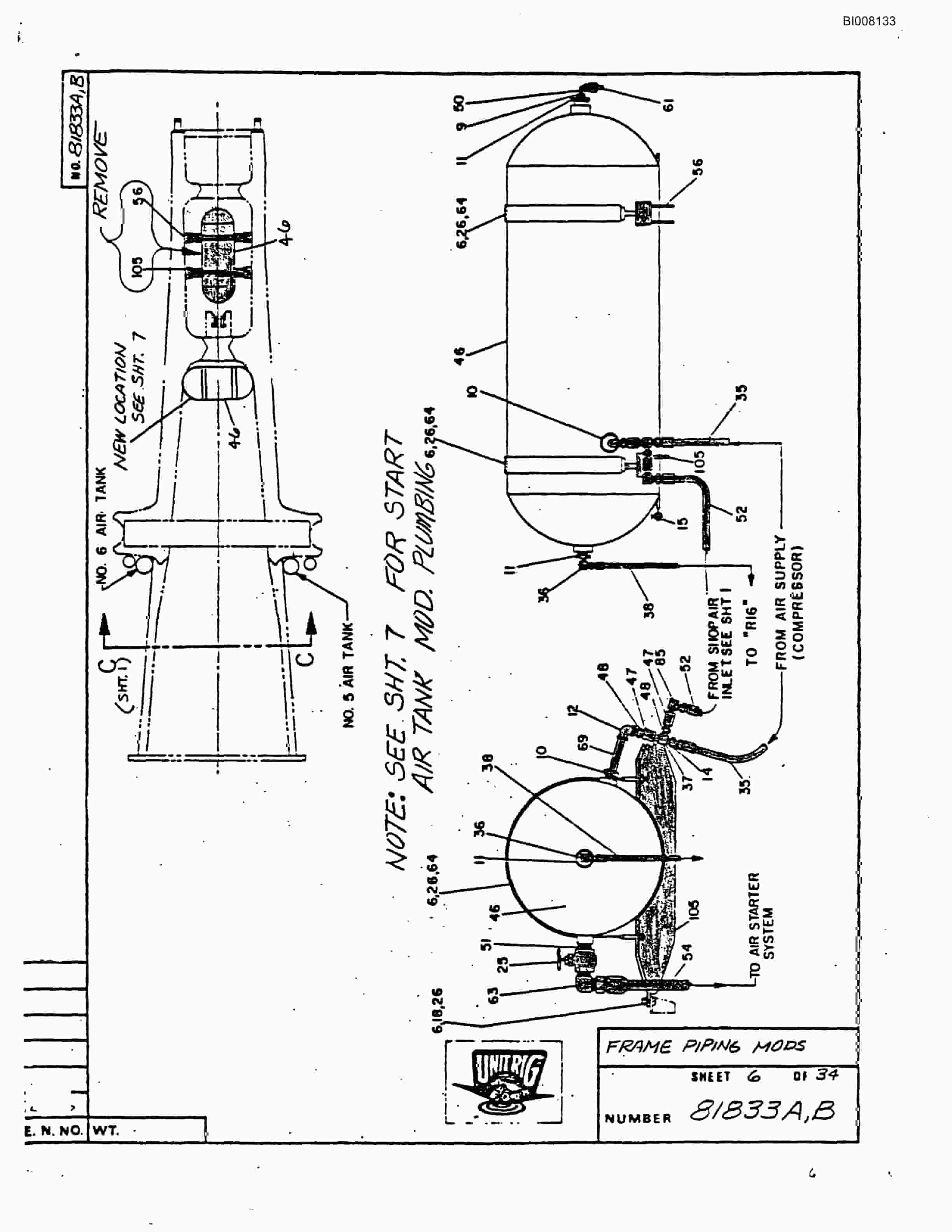 Bucyrus BD-240 Parts Catalog BI008133-5