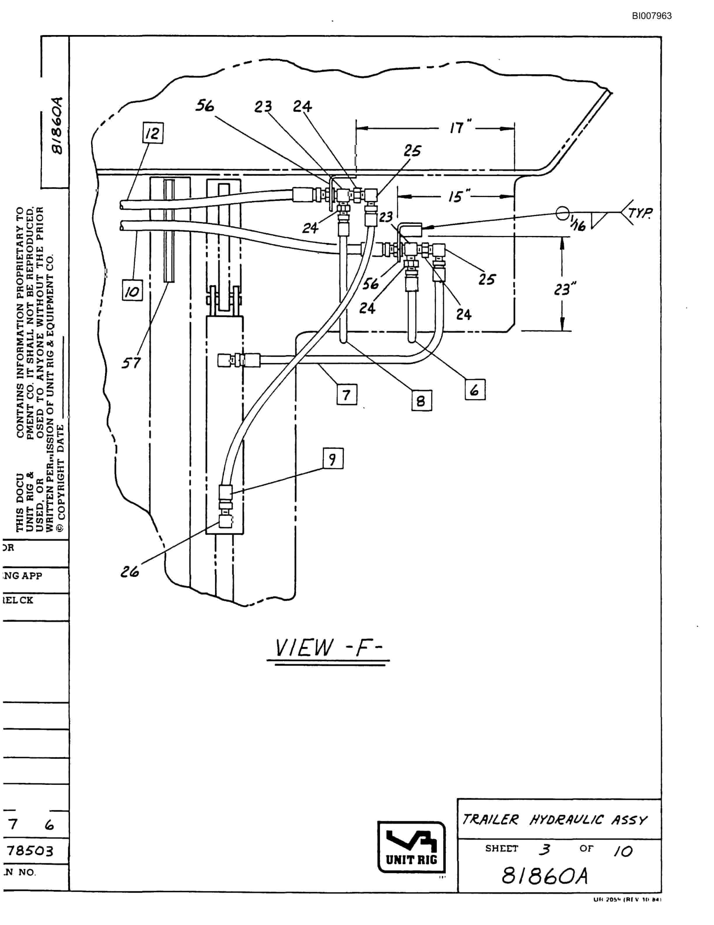 Bucyrus BD-270 Parts Catalog BI007963-4