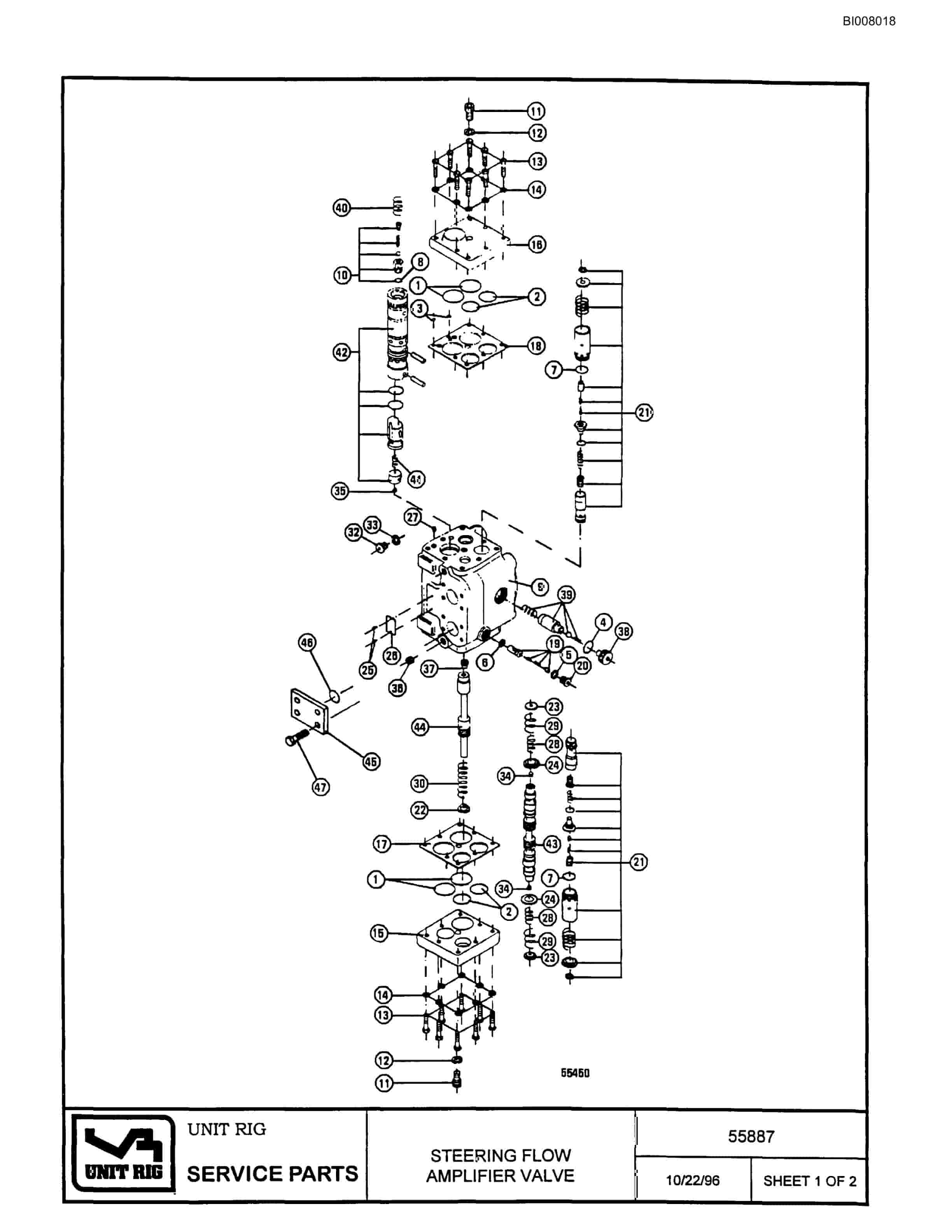 Bucyrus BD-270 Parts Catalog BI008018-5