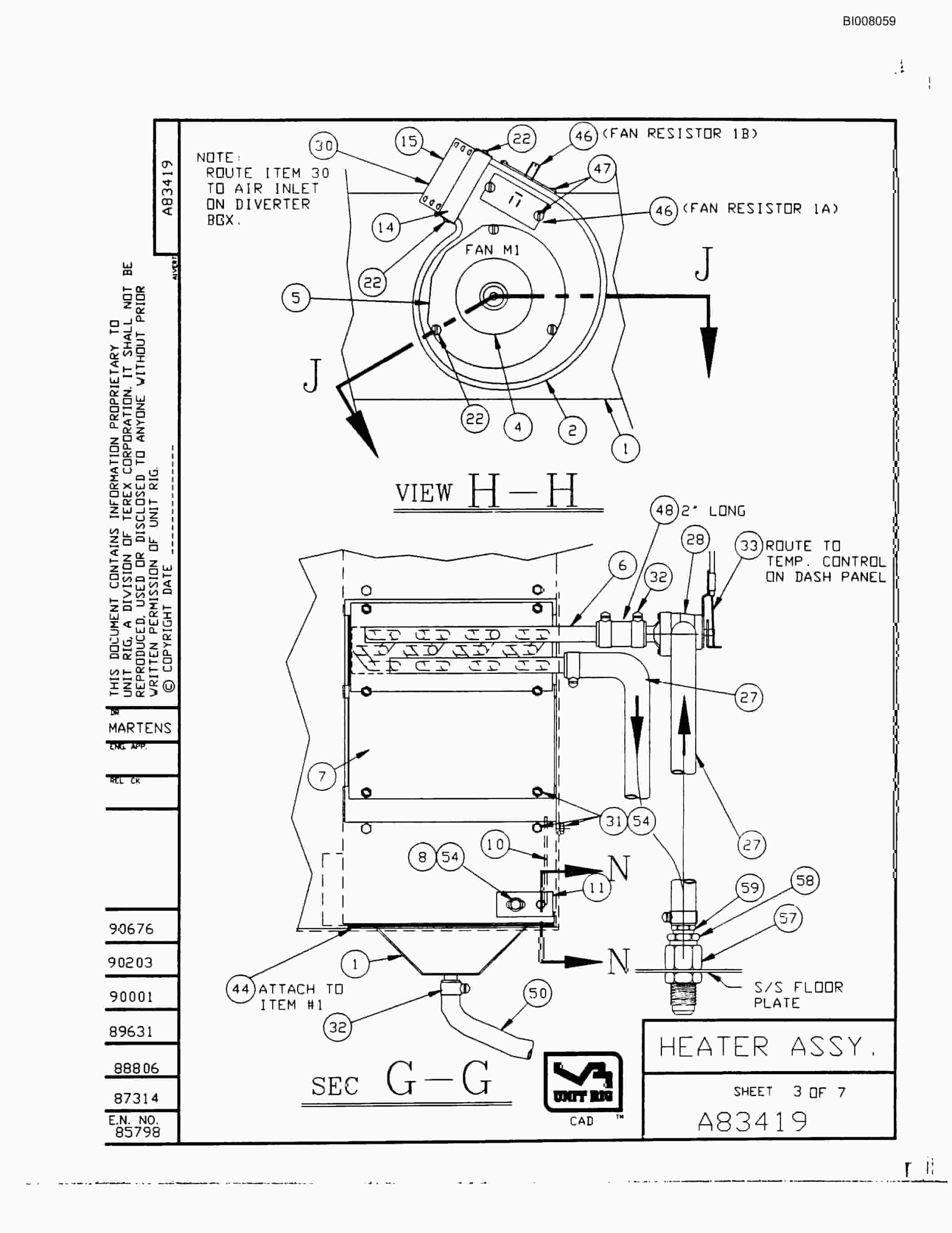 Bucyrus BD-270 Parts Catalog BI008059-2