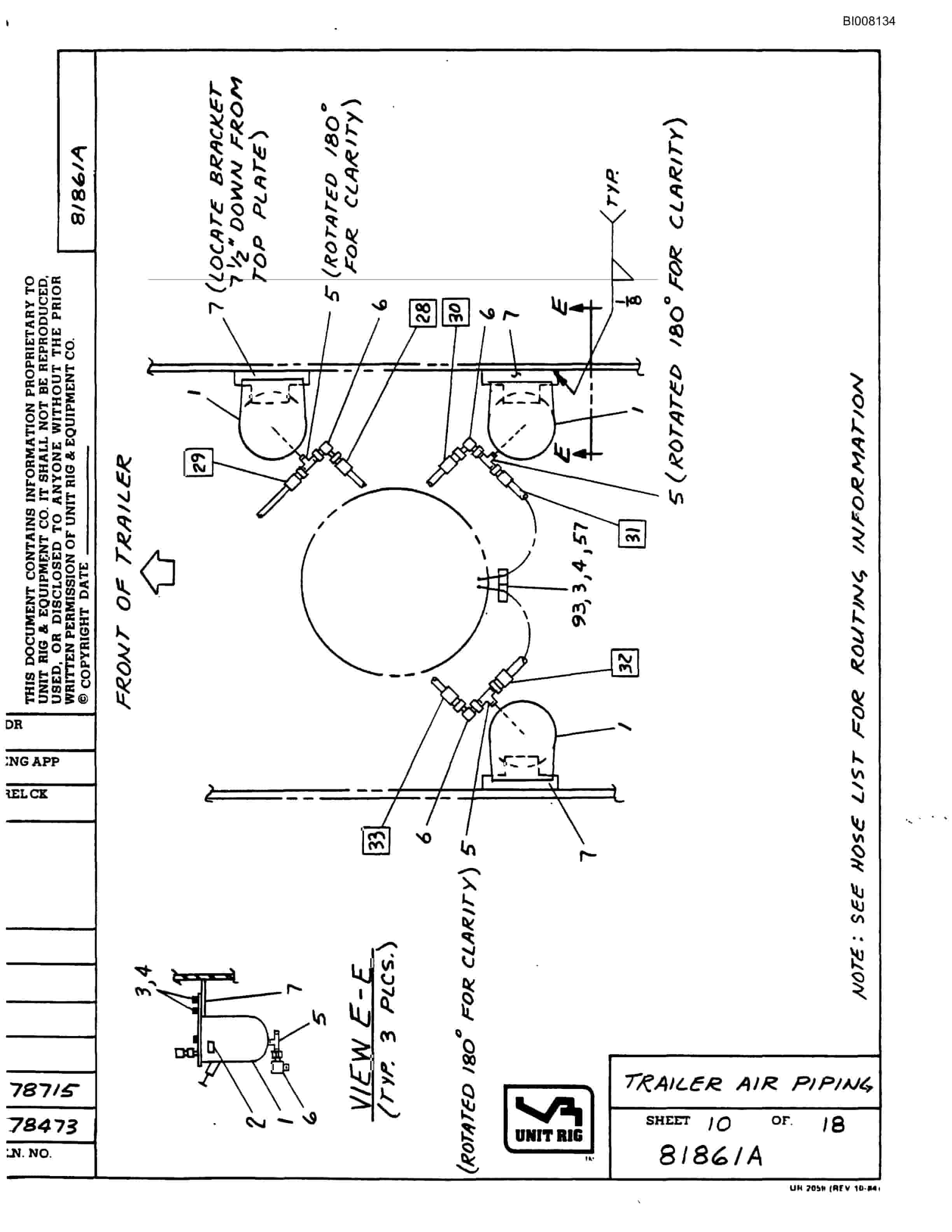 Bucyrus BD-270 Parts Catalog BI008134-3