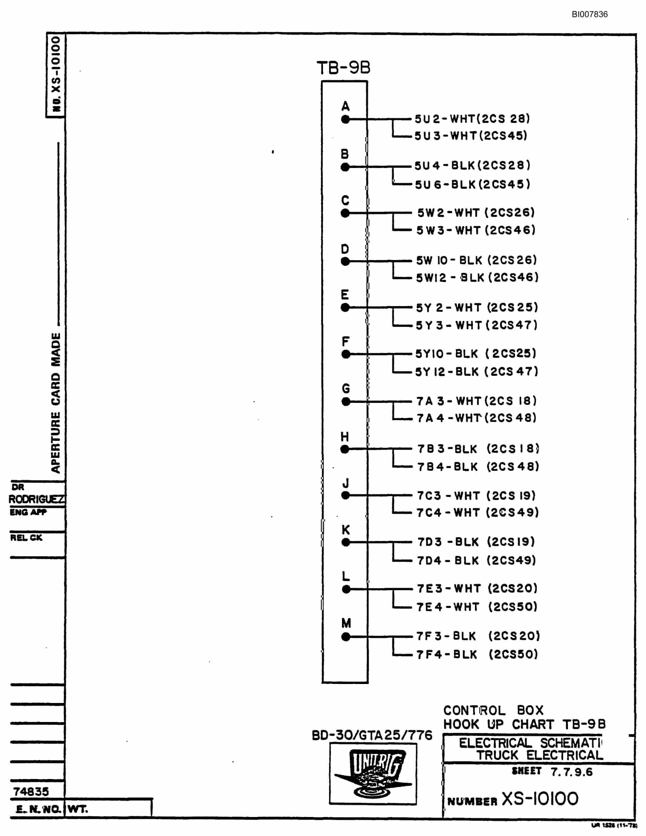Bucyrus BD-30 Assembly Parts Catalog BI007836-5