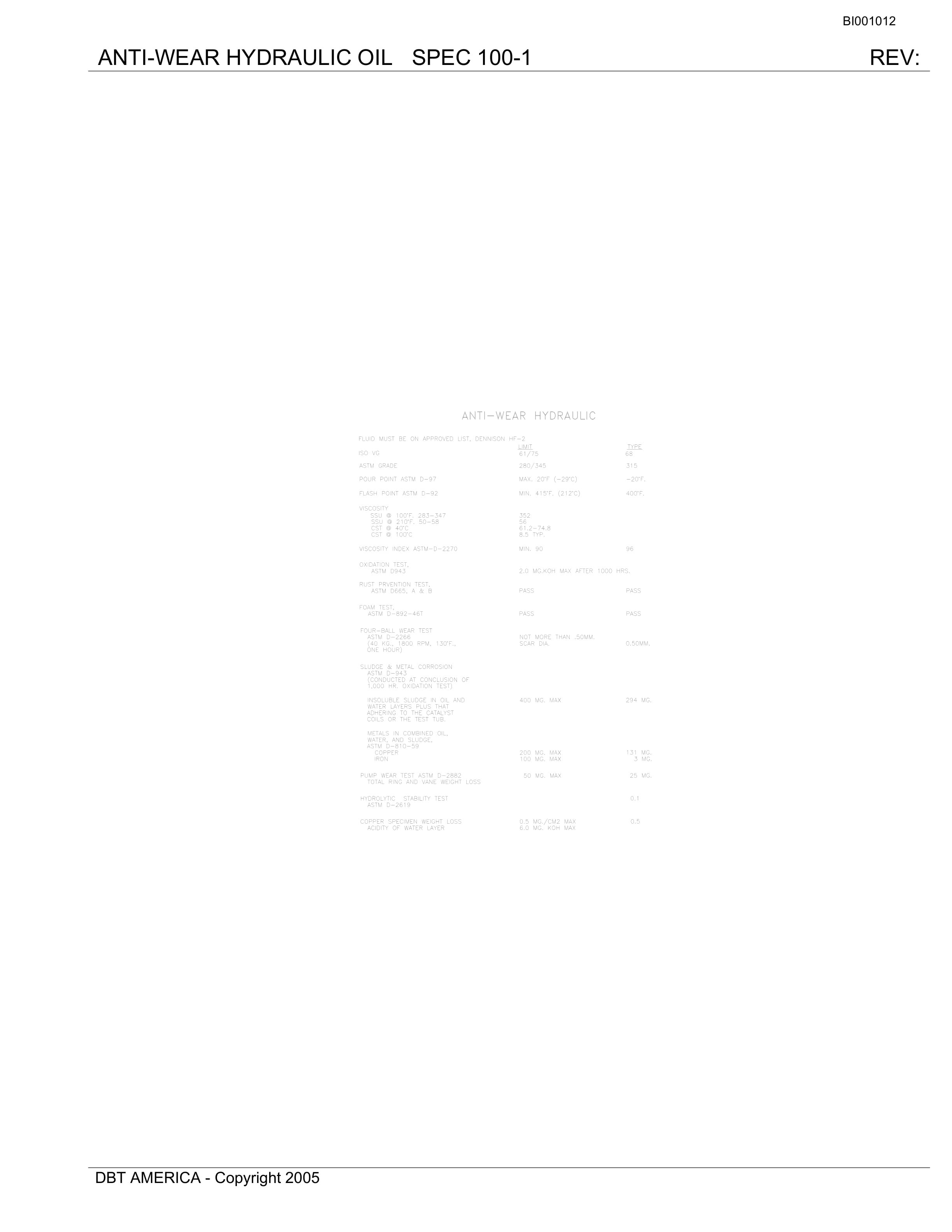 Bucyrus Belt Drive Parts Catalog BI001012-4