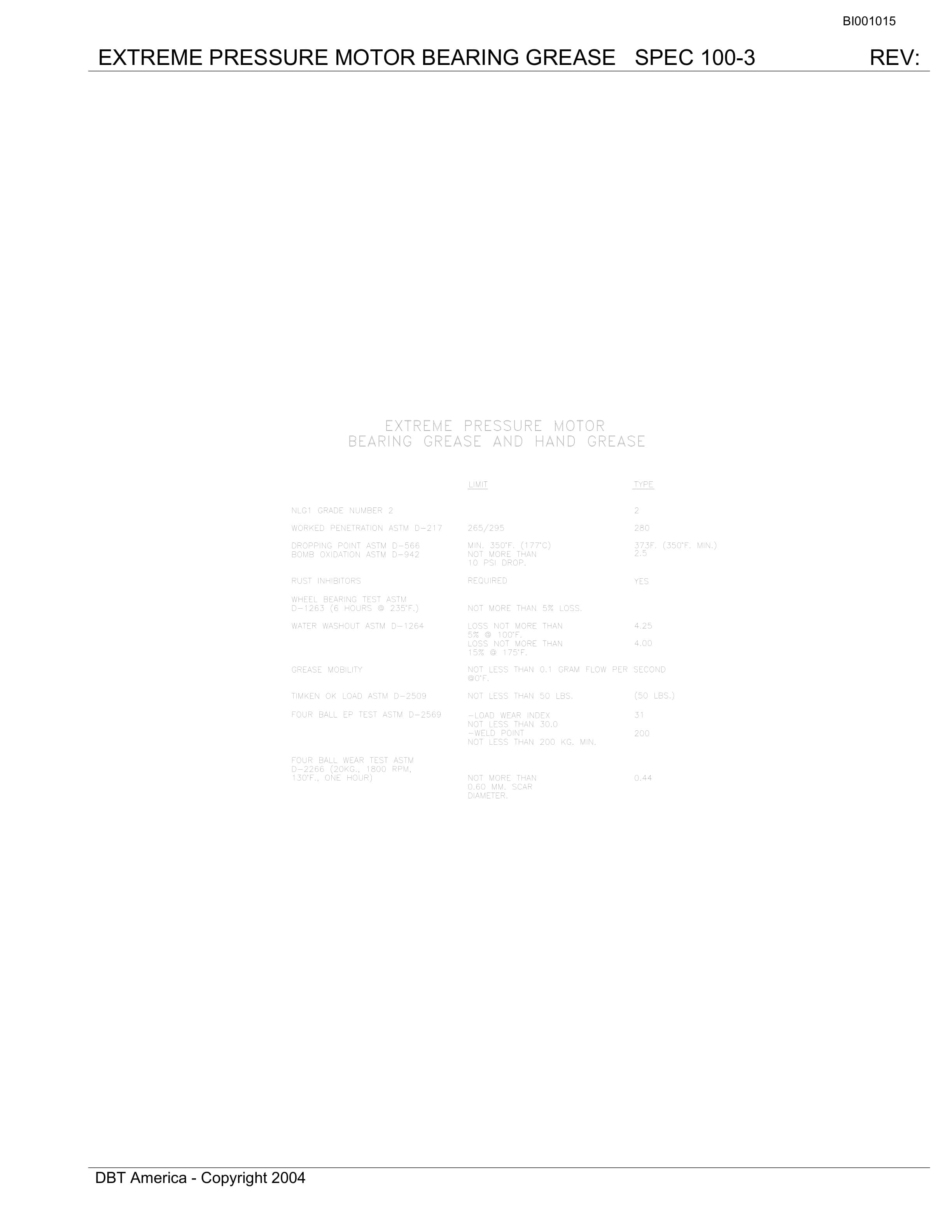 Bucyrus Belt System Parts Catalog BI001015-5