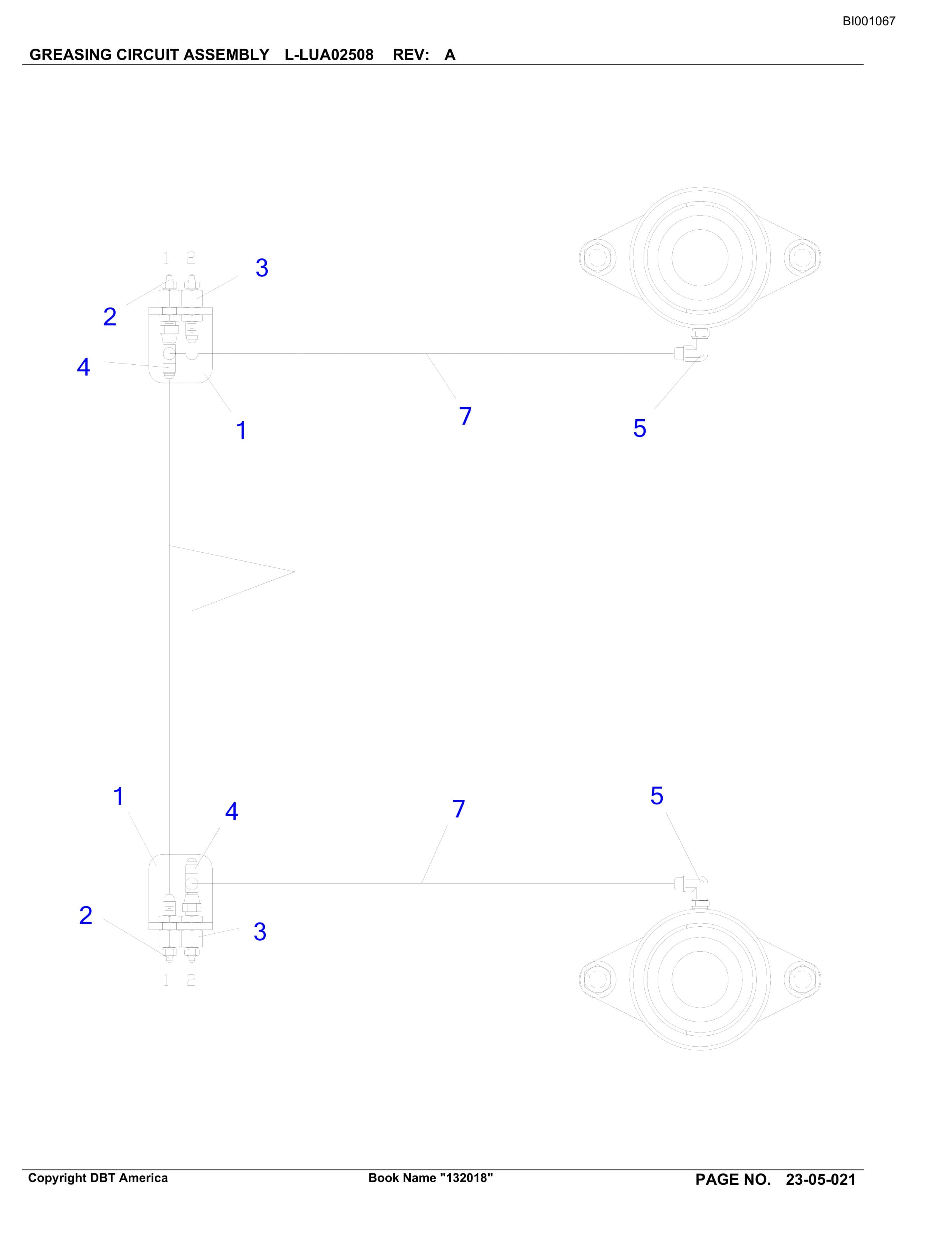 Bucyrus Belt System Parts Catalog BI001067-2