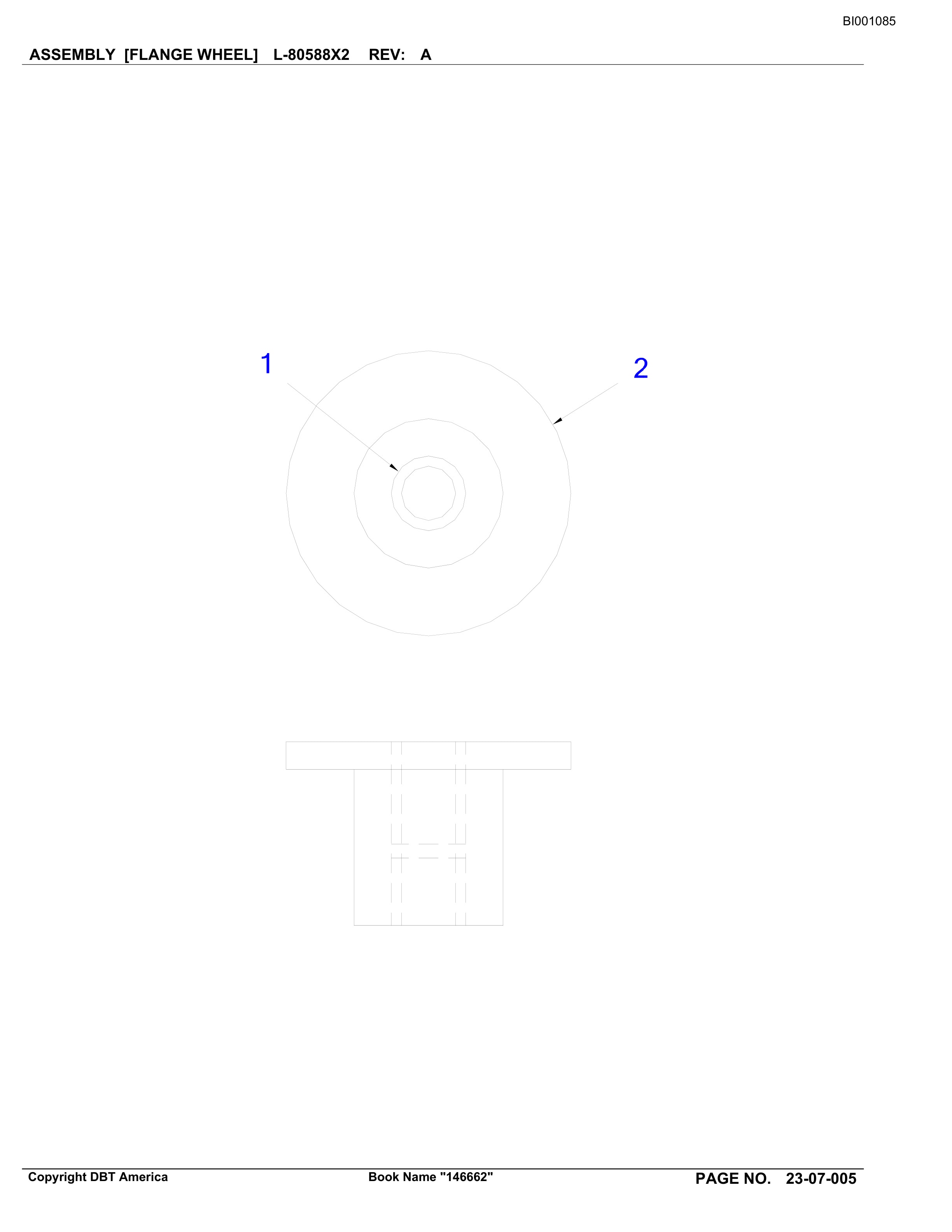 Bucyrus Belt System Parts Catalog BI001085-2