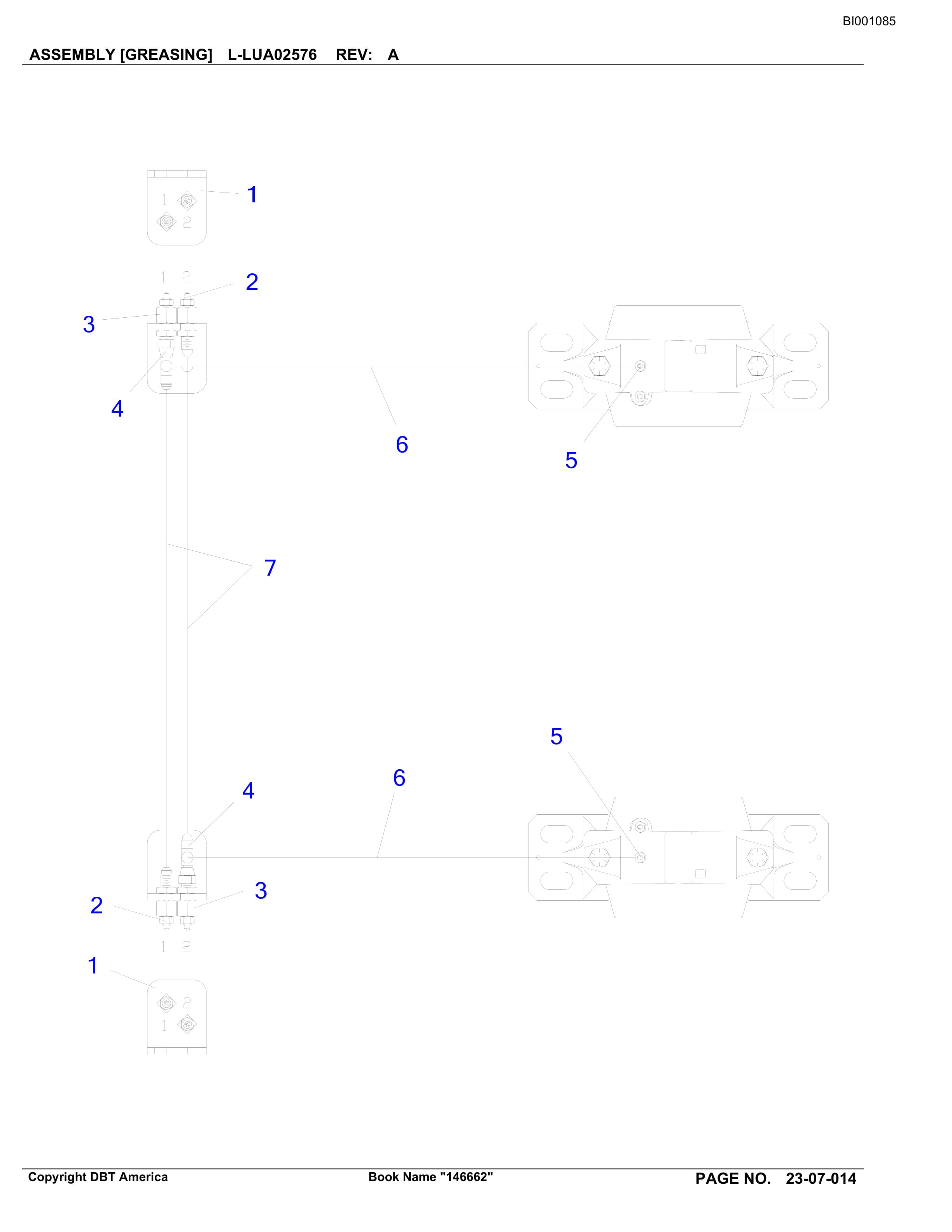 Bucyrus Belt System Parts Catalog BI001085-3