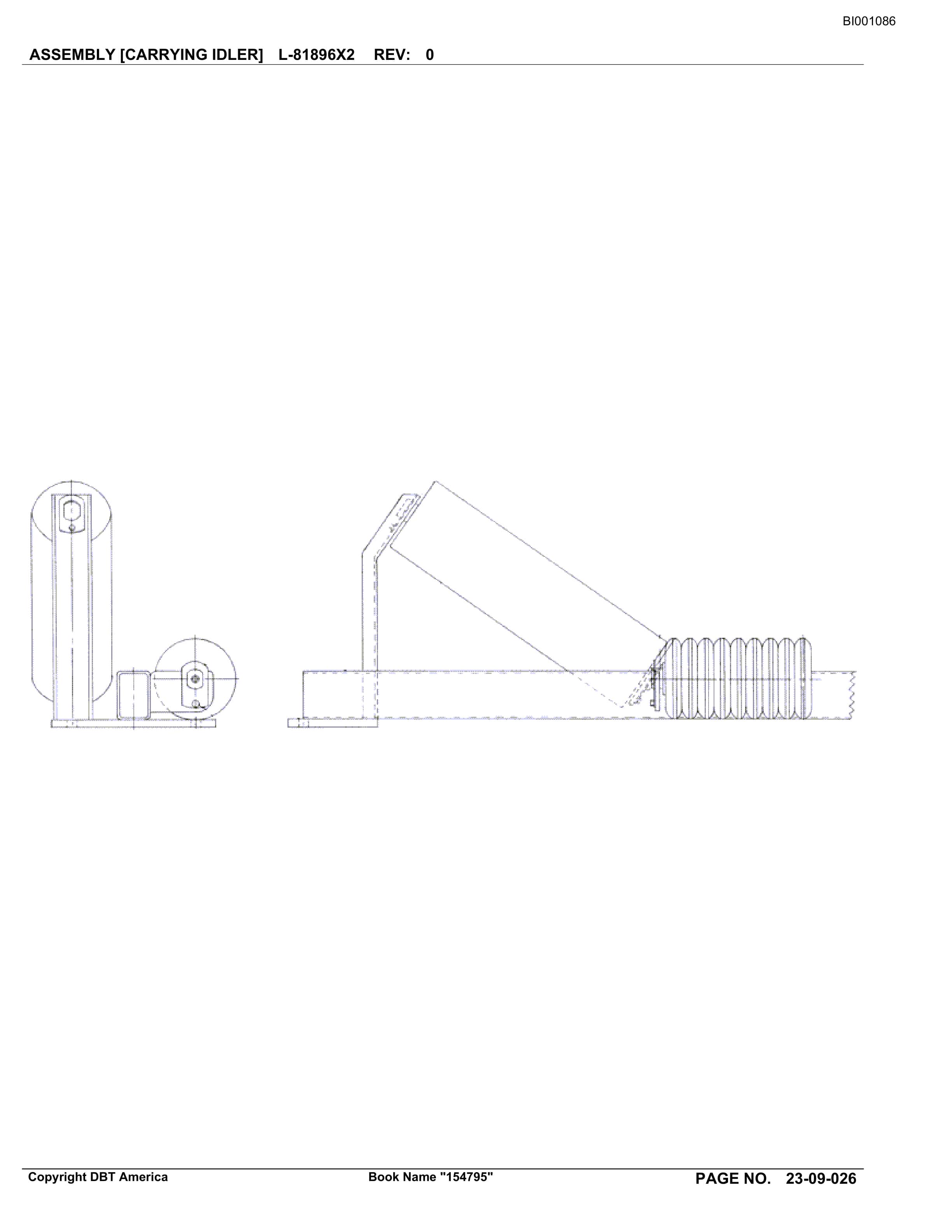 Bucyrus Belt System Parts Catalog BI001086-4