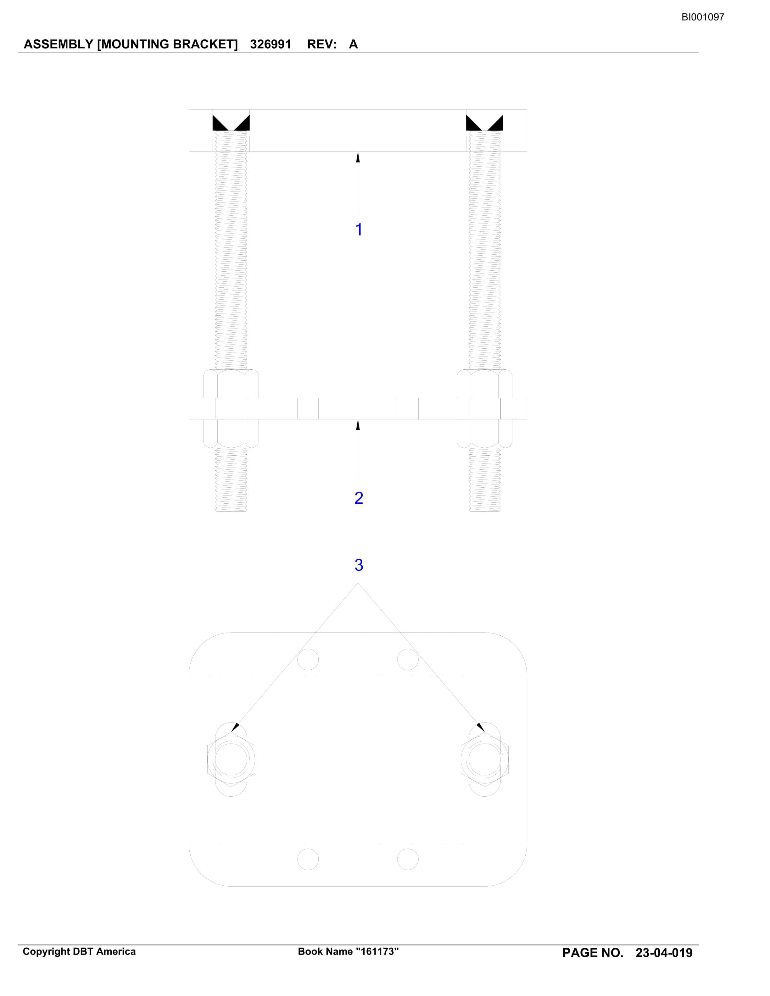 Bucyrus Belt System Parts Catalog BI001097-3