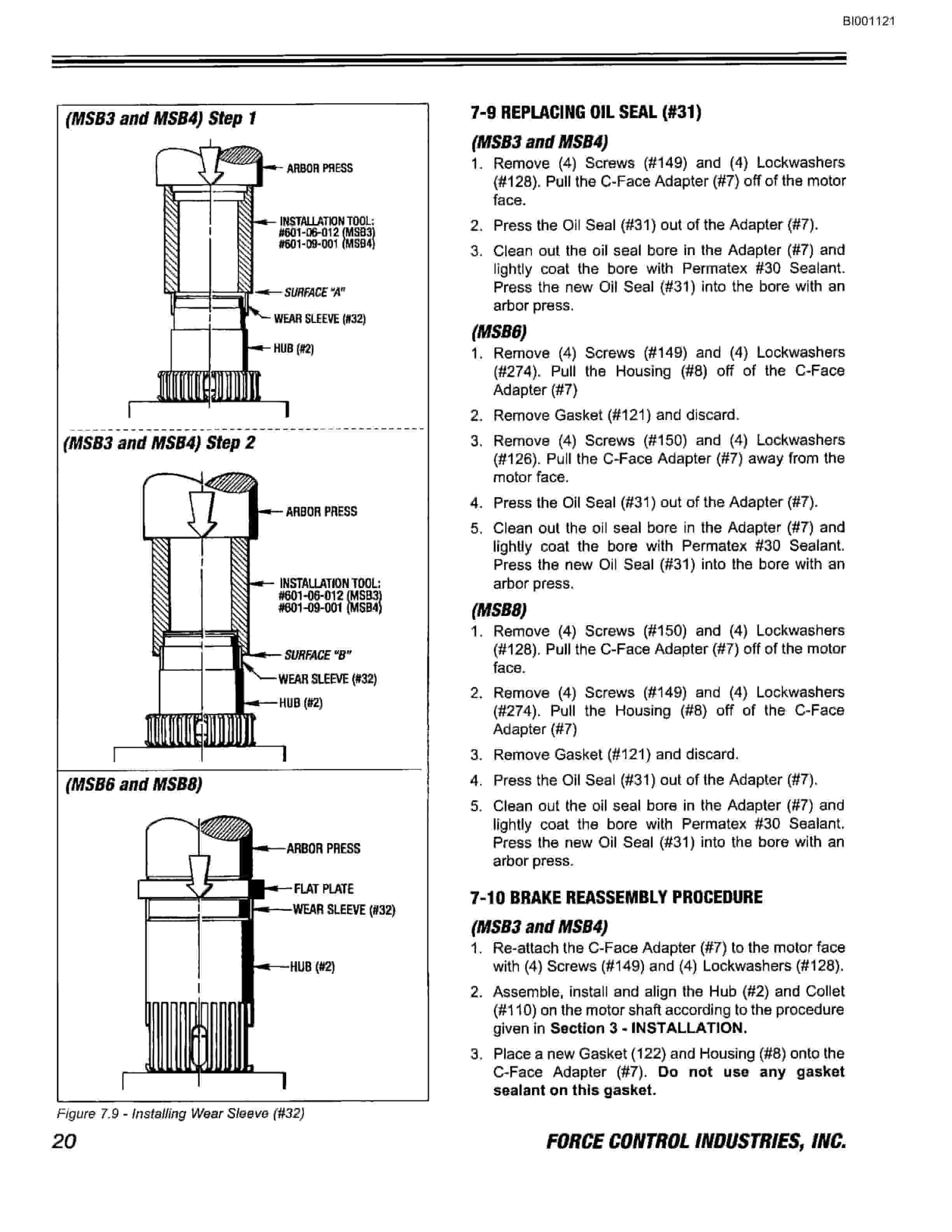 Bucyrus Belt System Parts Catalog BI001121-3