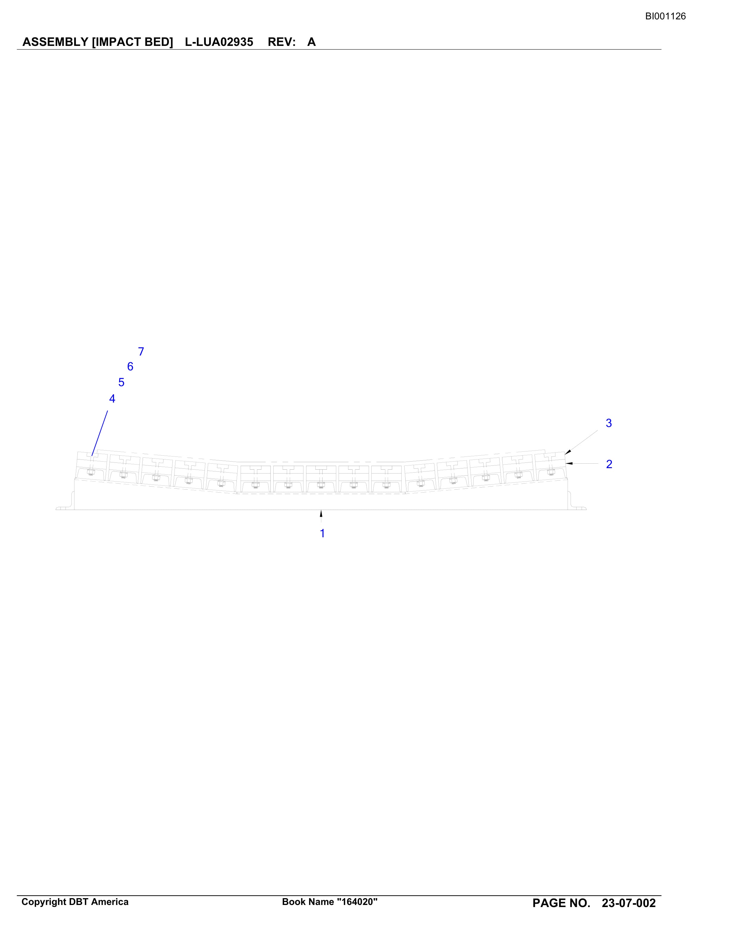 Bucyrus Belt System Parts Catalog BI001126-3