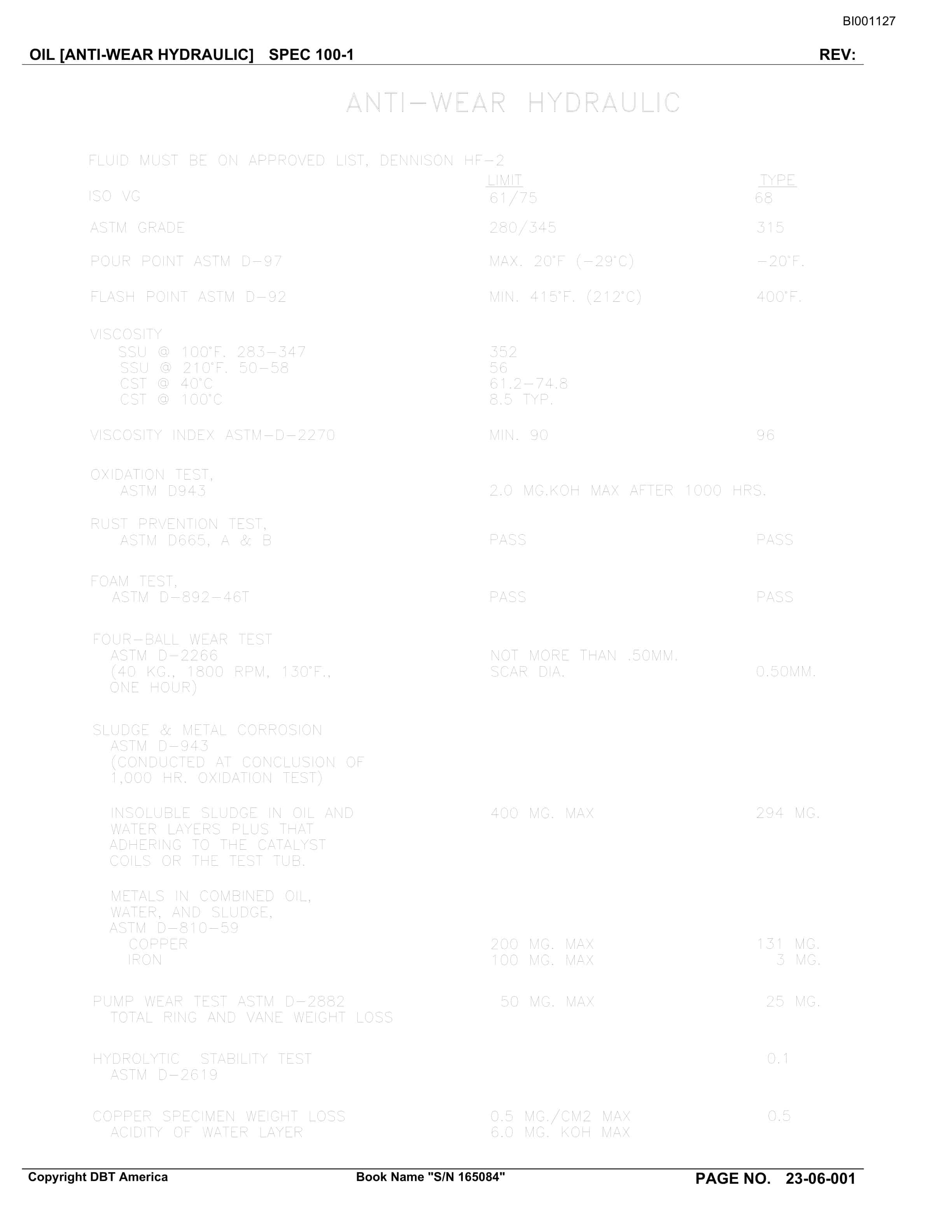 Bucyrus Belt System Parts Catalog BI001127-3