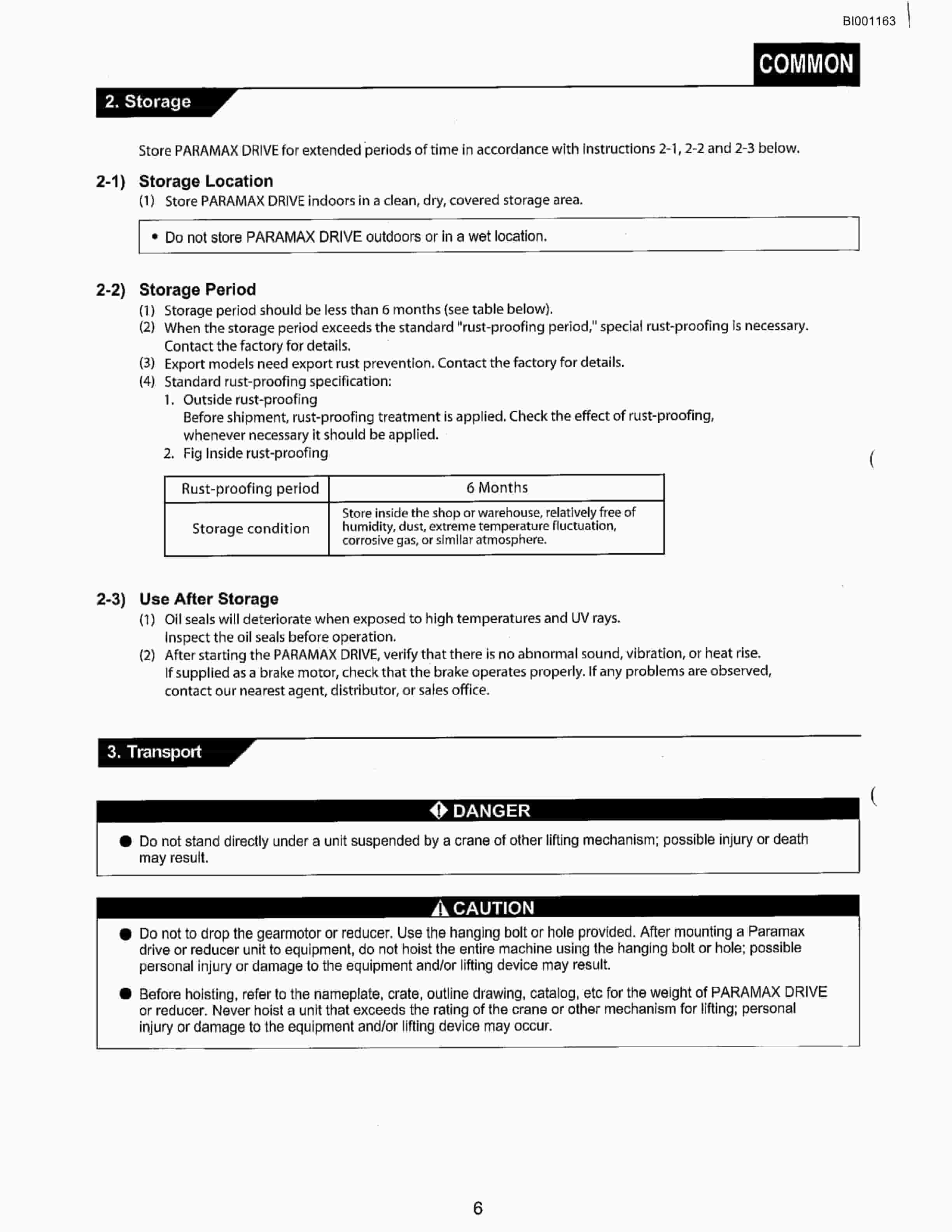 Bucyrus Belt System Parts Catalog BI001163-4