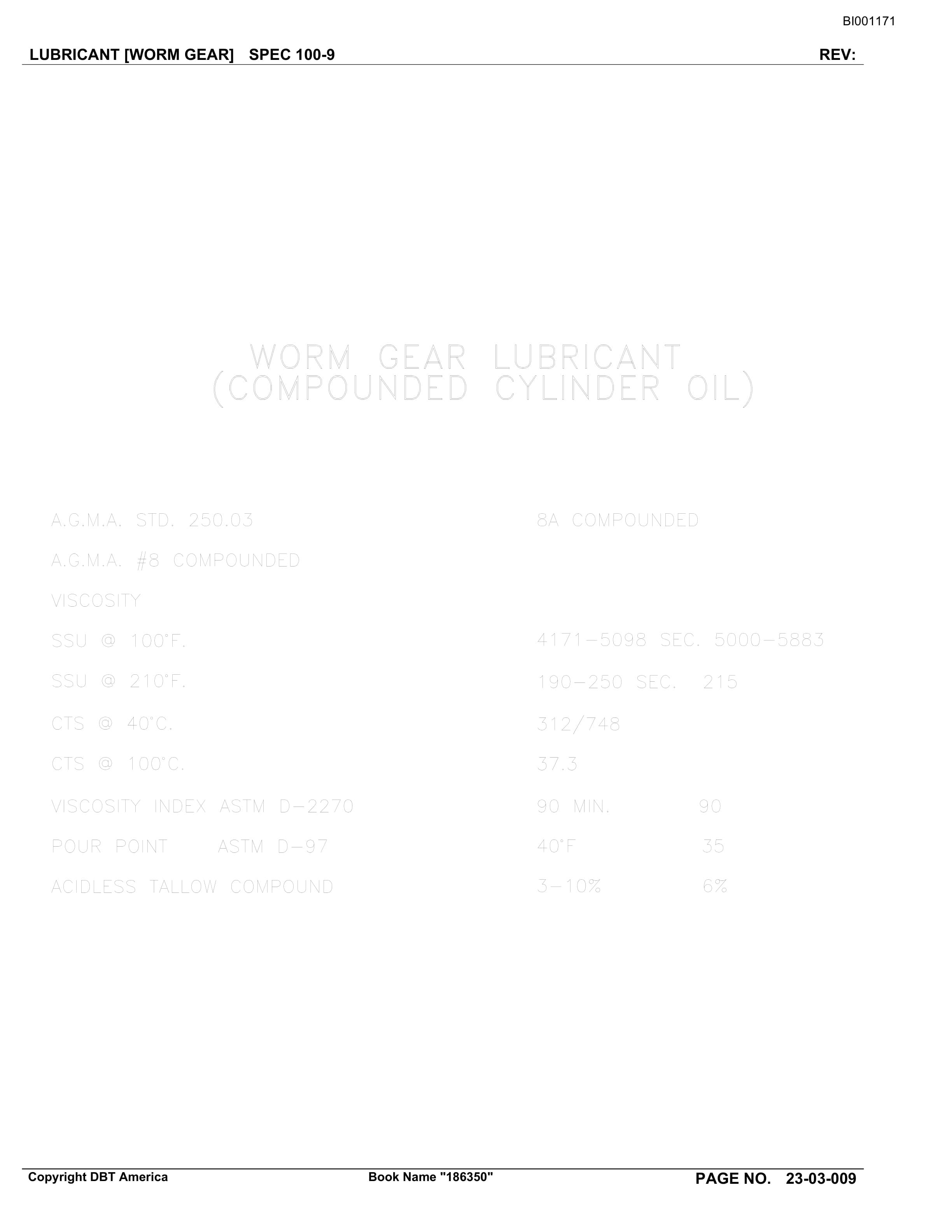 Bucyrus Belt System Parts Catalog BI001171-4