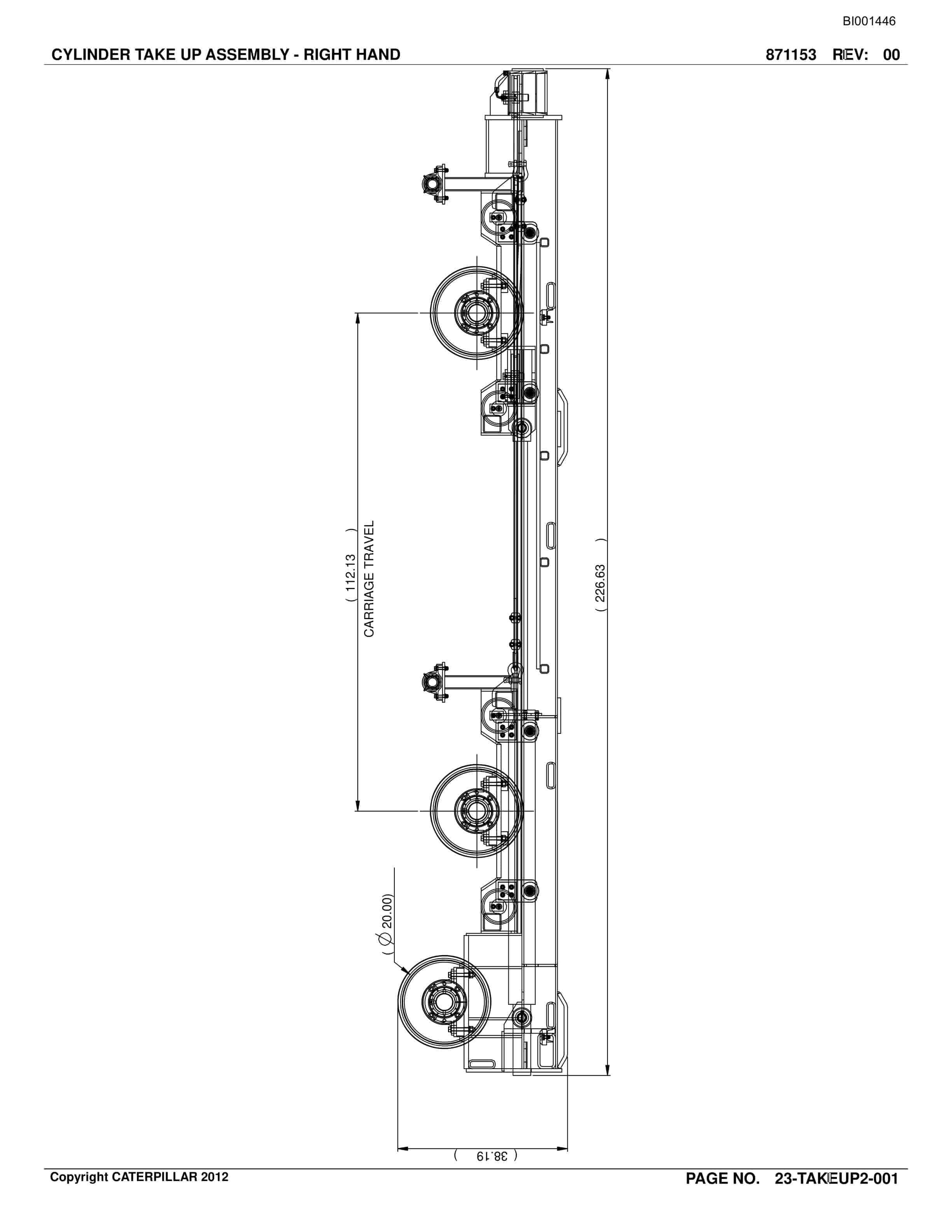 Bucyrus Belt System Parts Catalog BI001446-3