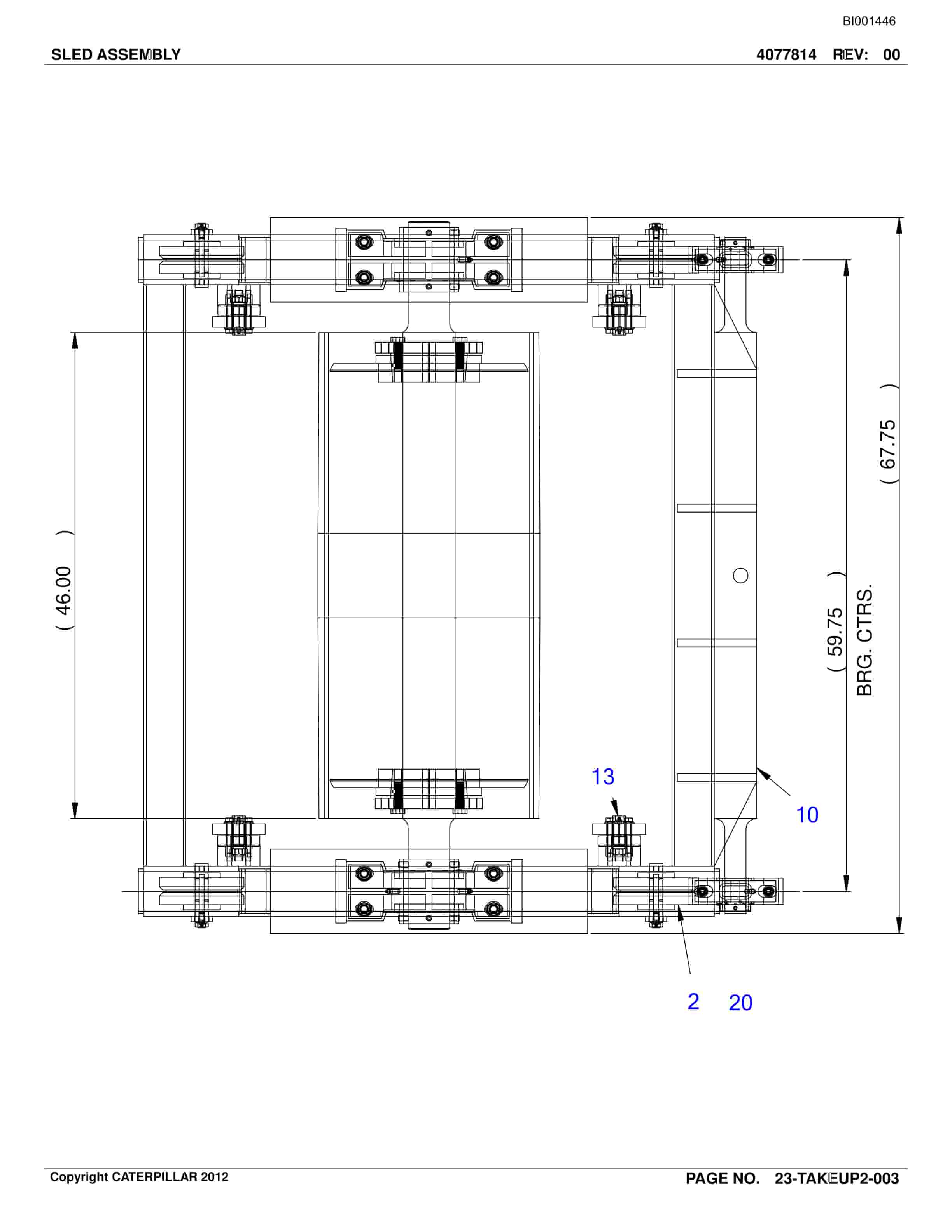 Bucyrus Belt System Parts Catalog BI001446-4