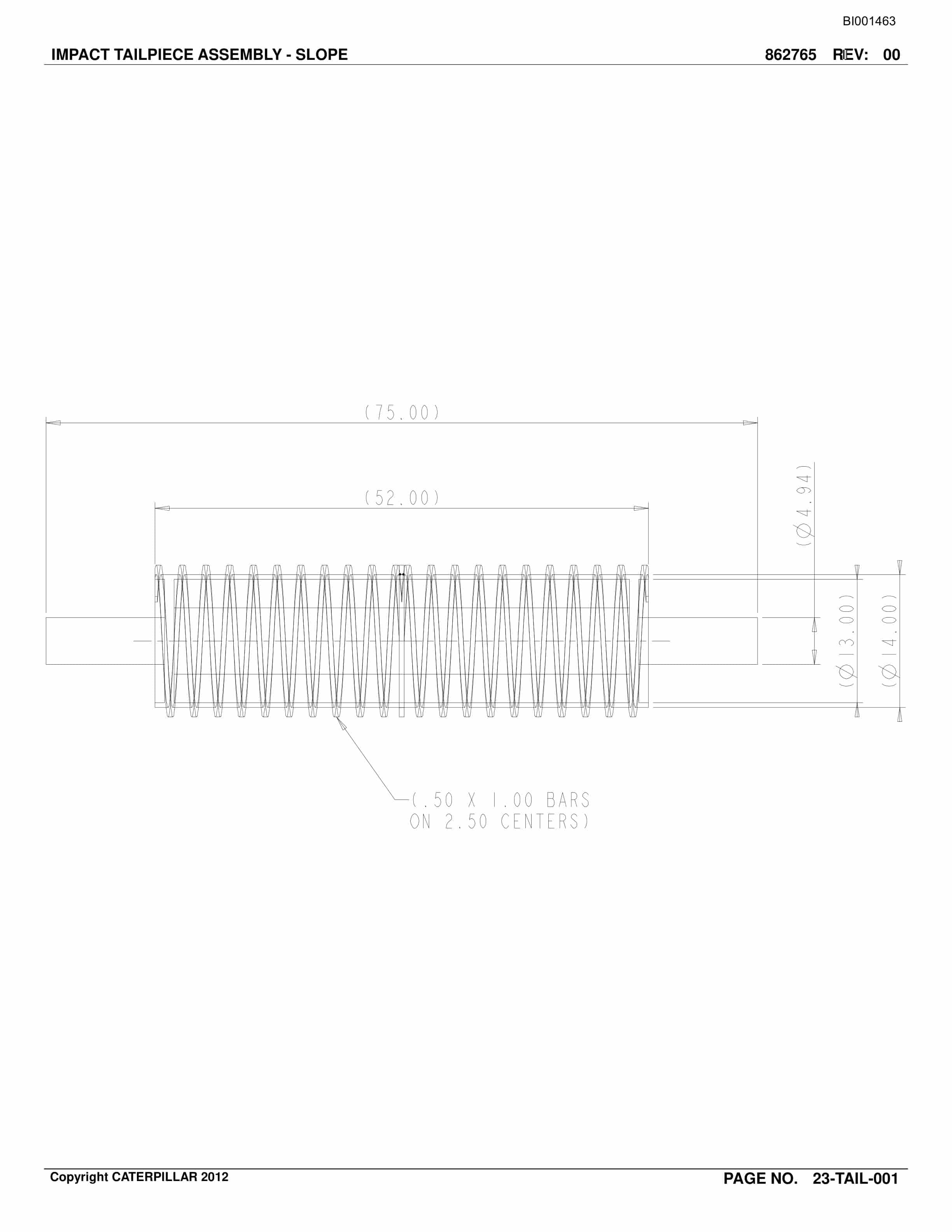 Bucyrus Belt System Parts Catalog BI001463-4
