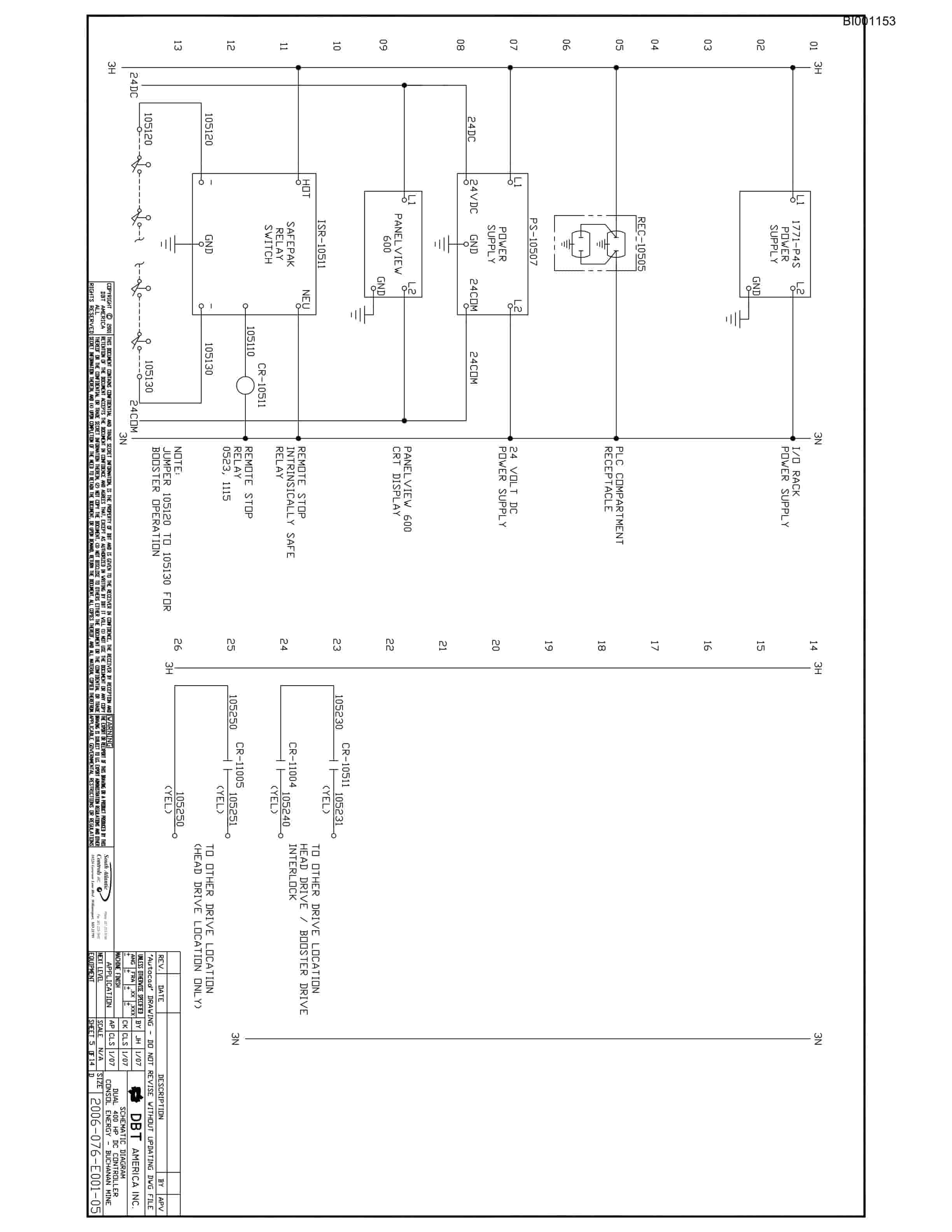 Bucyrus Belt System Spare Parts List BI001153-4