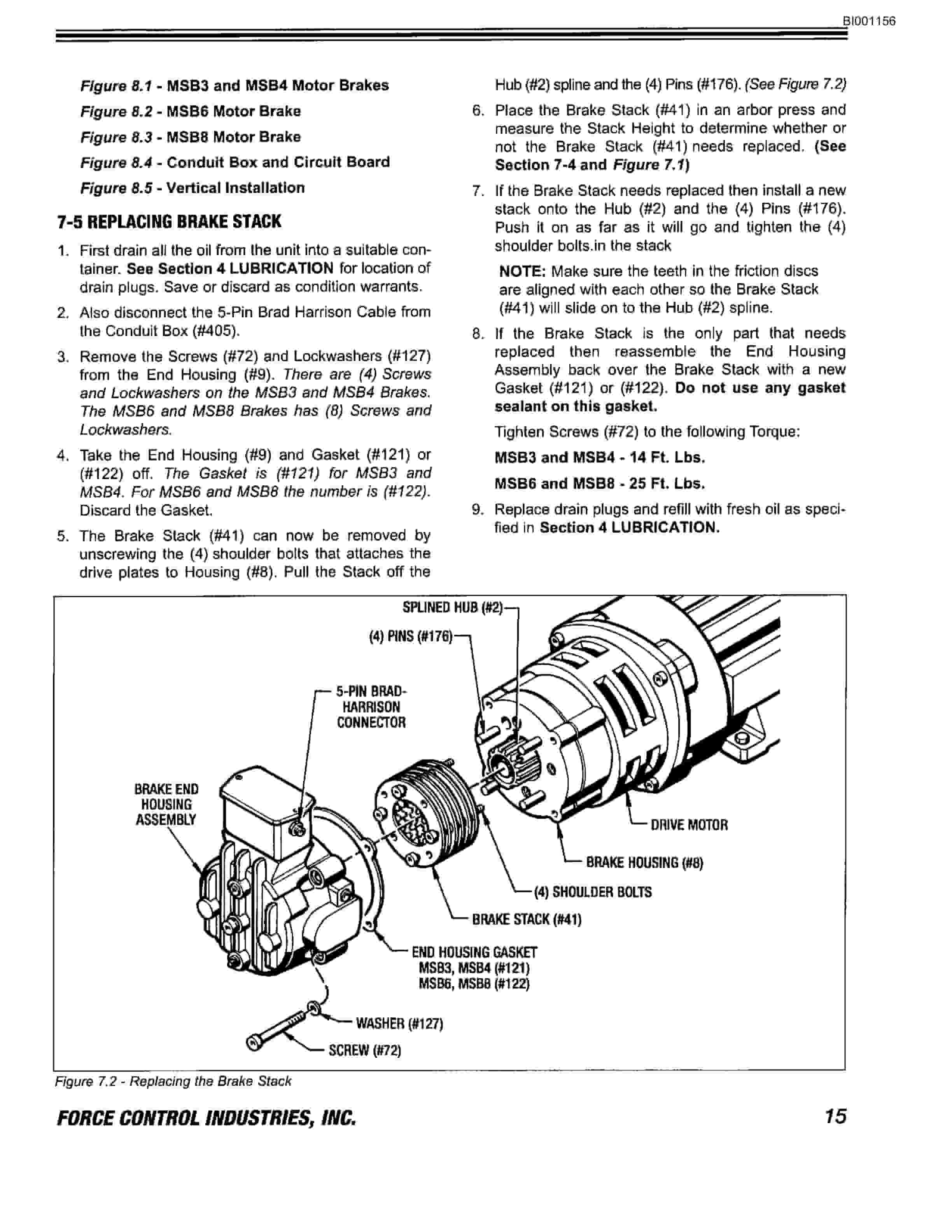 Bucyrus Belt System Spare Parts List BI001156-4