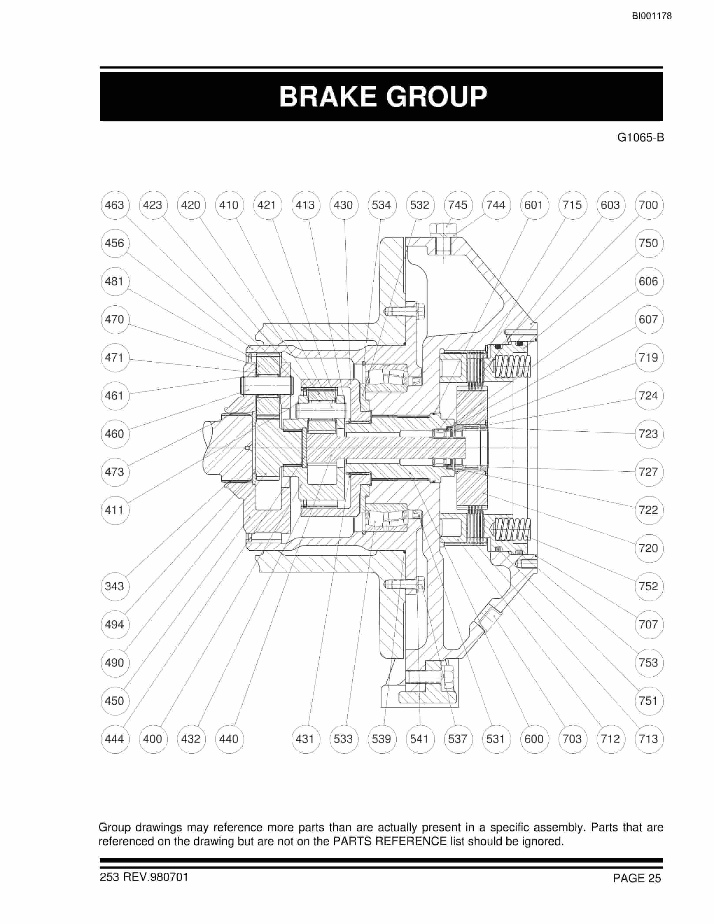 Bucyrus Belt System Spare Parts List BI001178-3