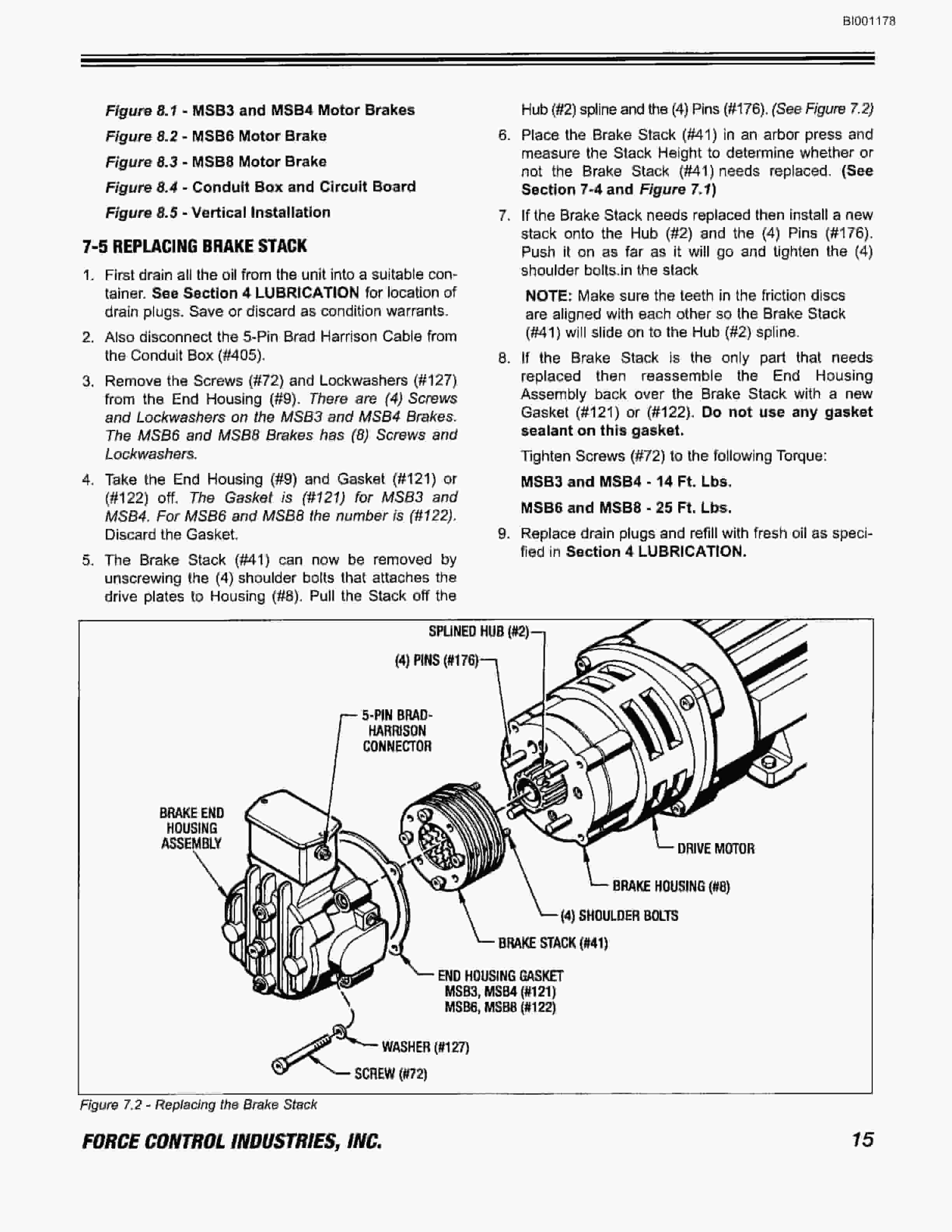 Bucyrus Belt System Spare Parts List BI001178-4