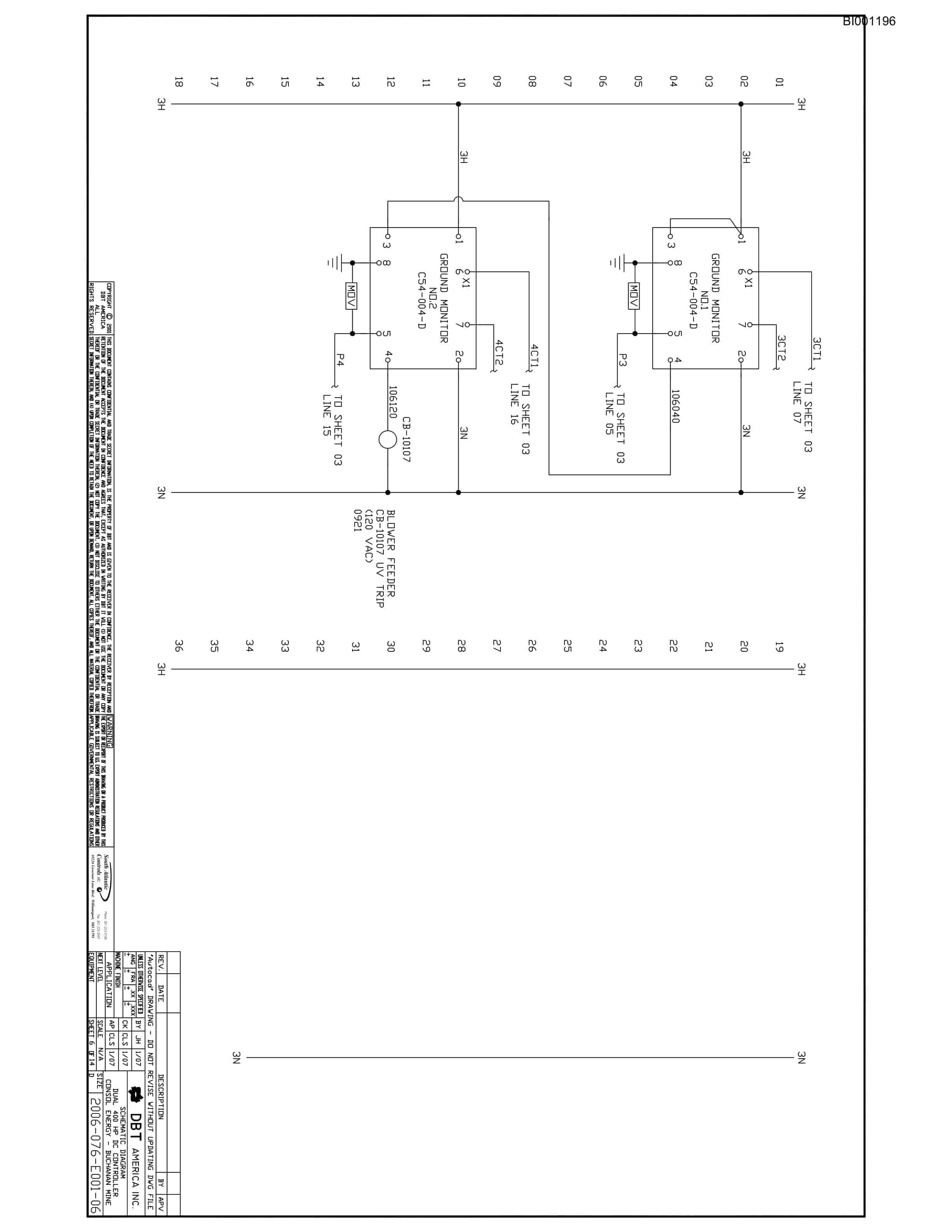 Bucyrus Belt System Spare Parts List BI001196-5