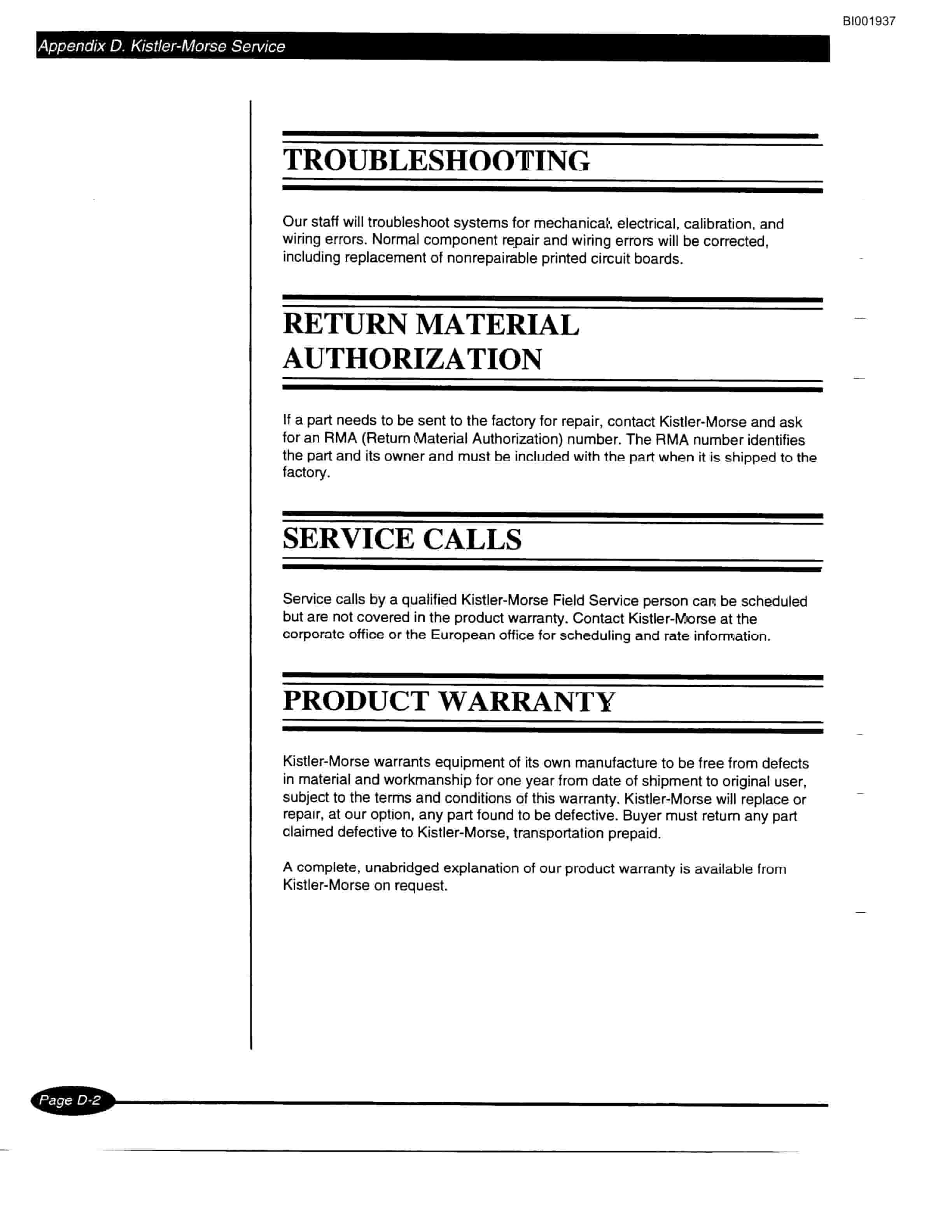 Bucyrus Belt System Spare Parts List BI001937-2