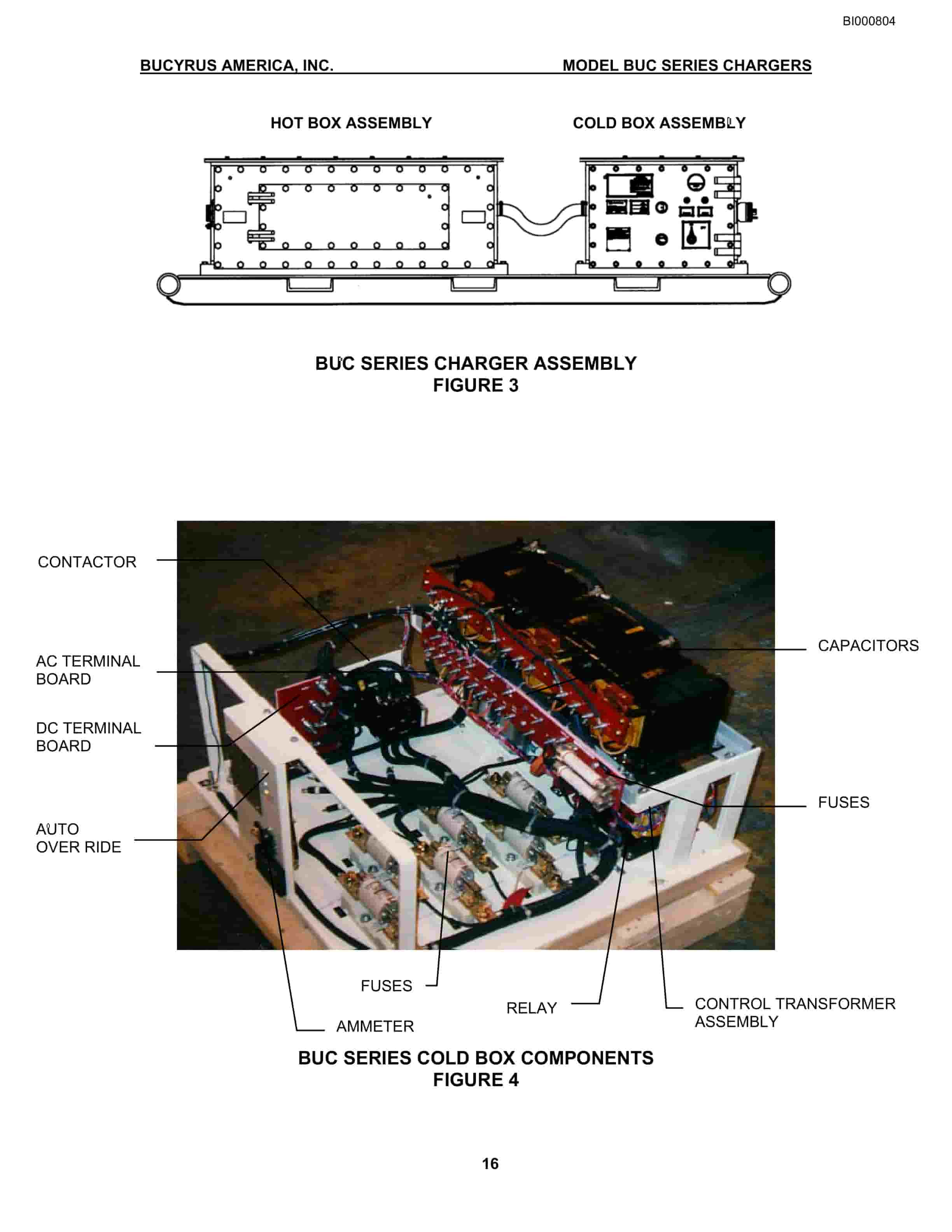 Bucyrus BUC5M, BUC6M, BUC8M, BUC10M, BUC12M, BUC14M Battery Chargers Technical Manual BI000804-5