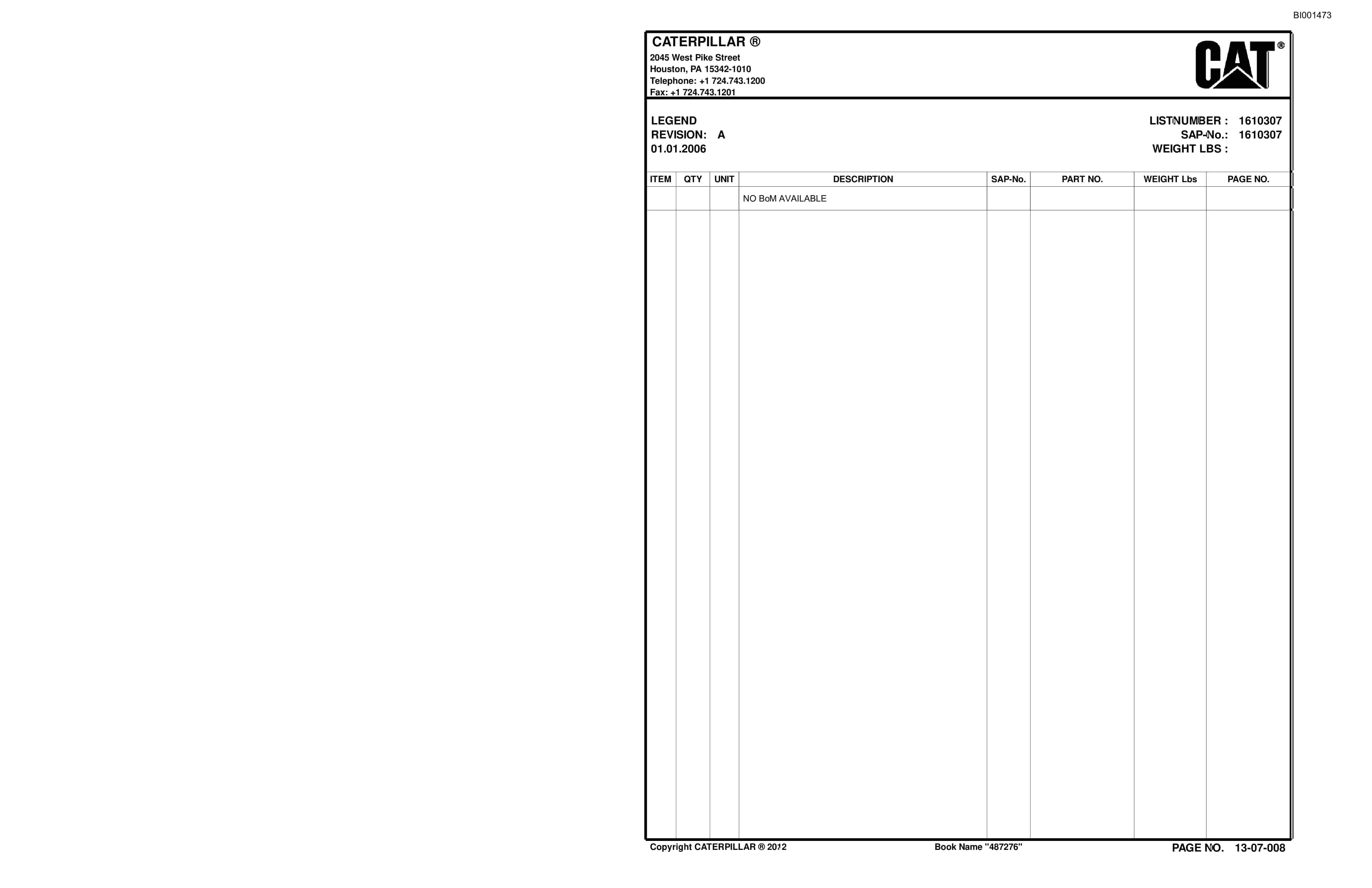 Bucyrus CM210 Continuous Miner Technical Manual BI001473-06-01-3