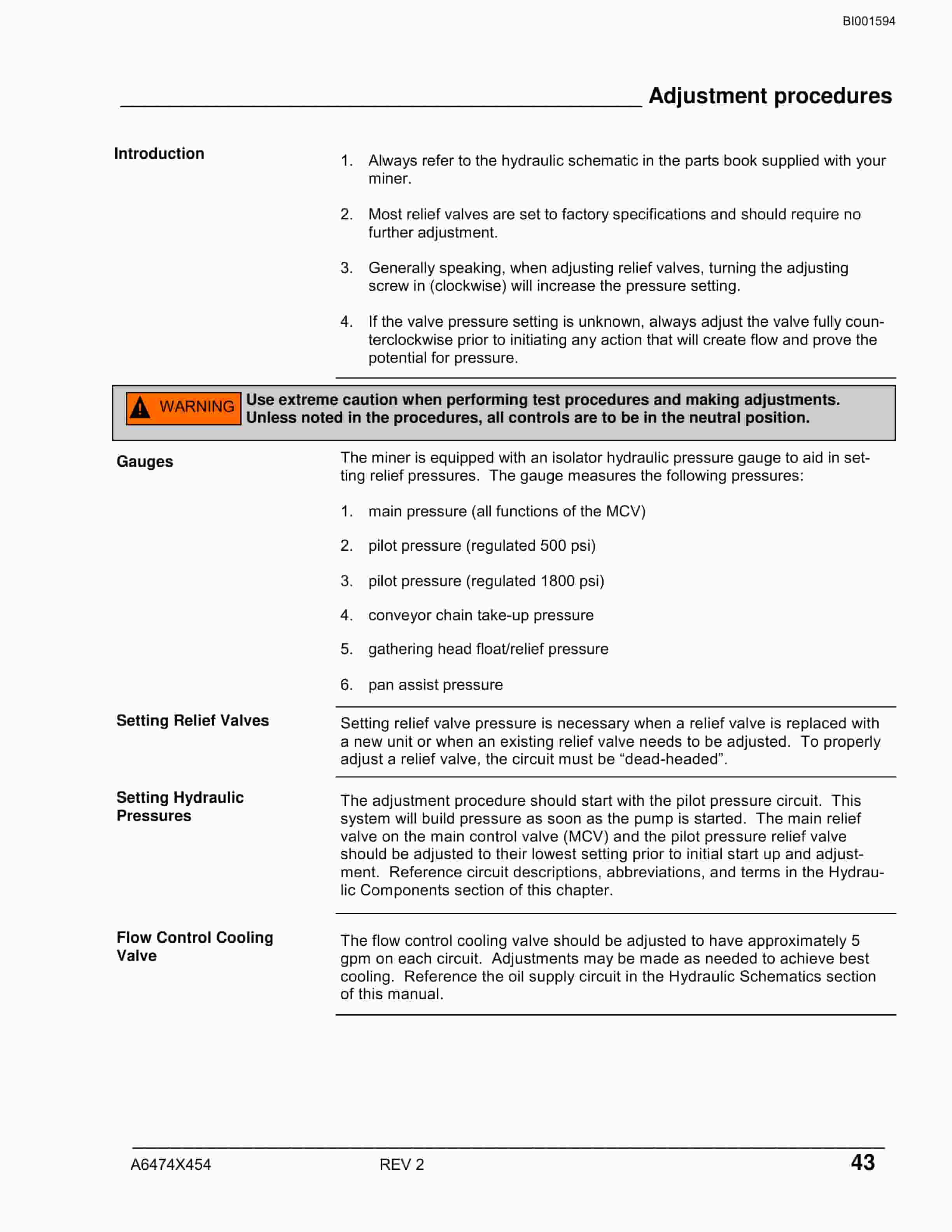 Bucyrus CM235 Continuous Miner Technical Manual BI001594-3