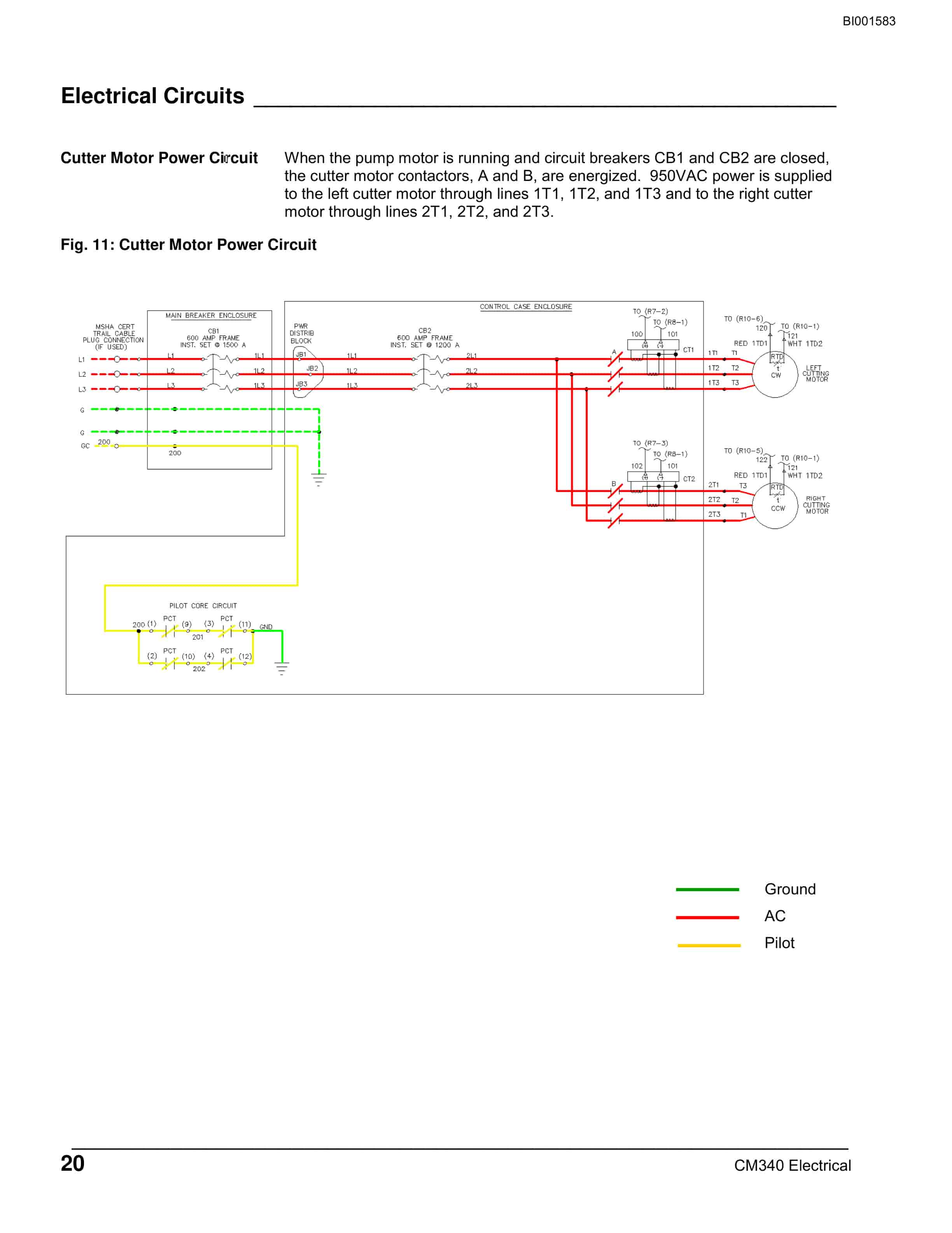 Bucyrus CM340 Continuous Miner Technical Manual BI001583-2