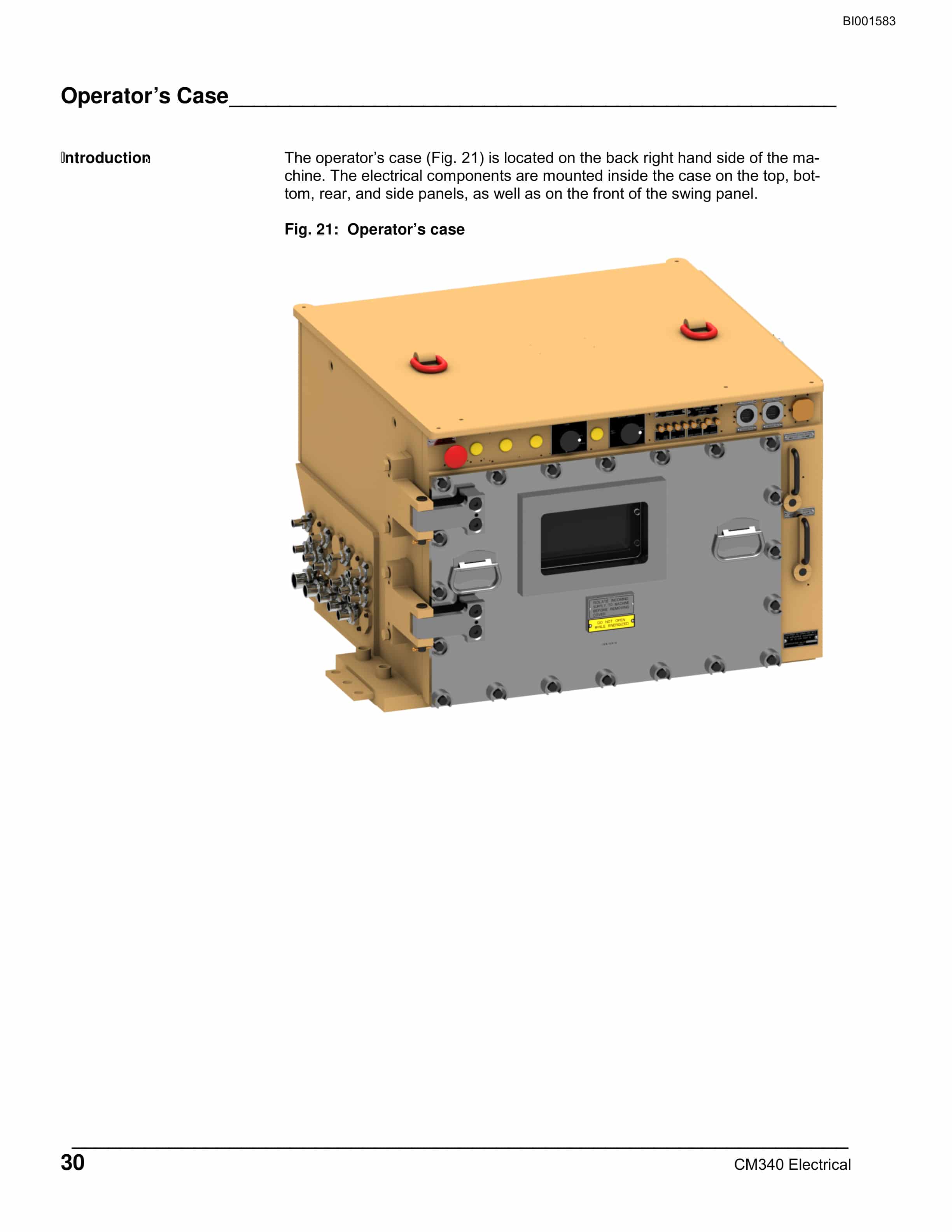 Bucyrus CM340 Continuous Miner Technical Manual BI001583-4