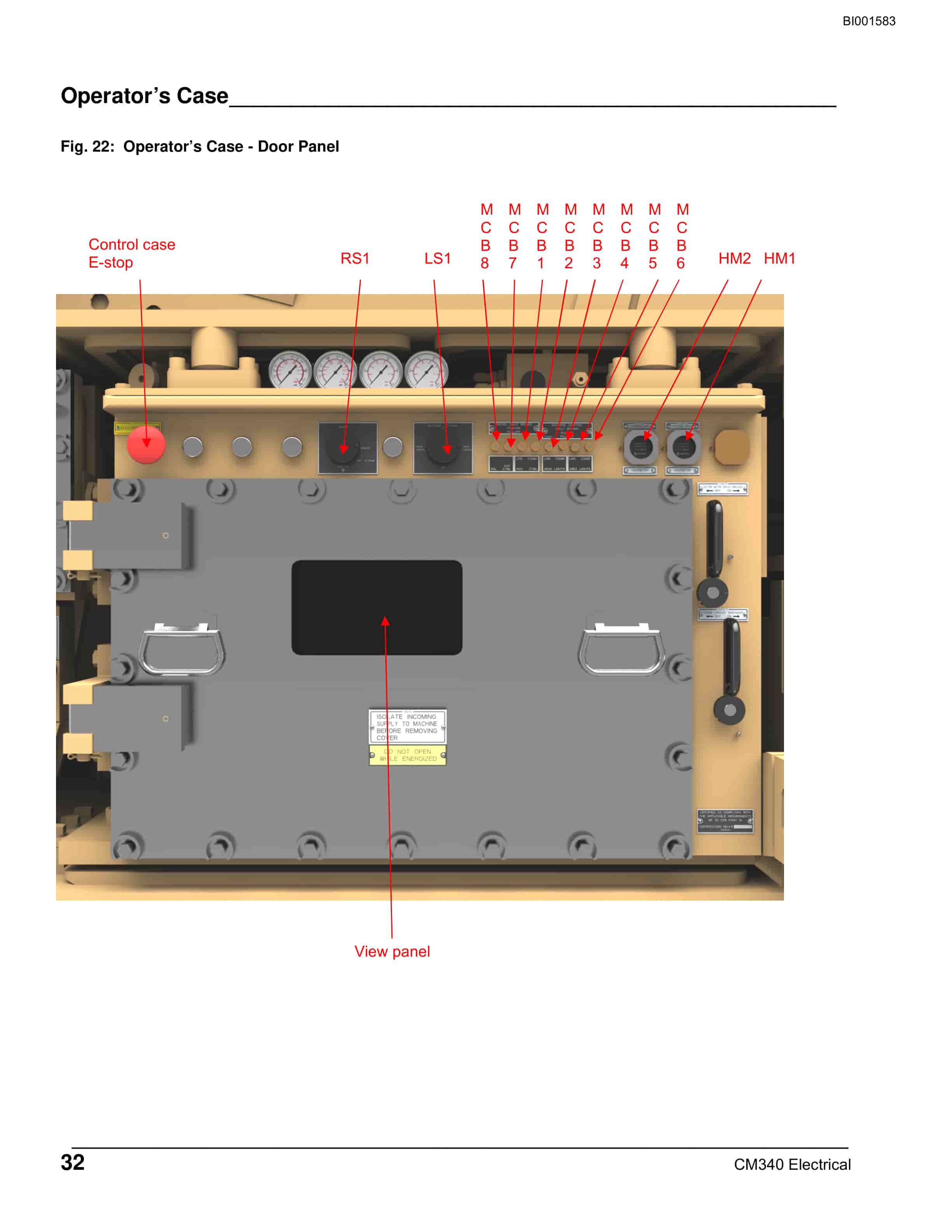 Bucyrus CM340 Continuous Miner Technical Manual BI001583-5