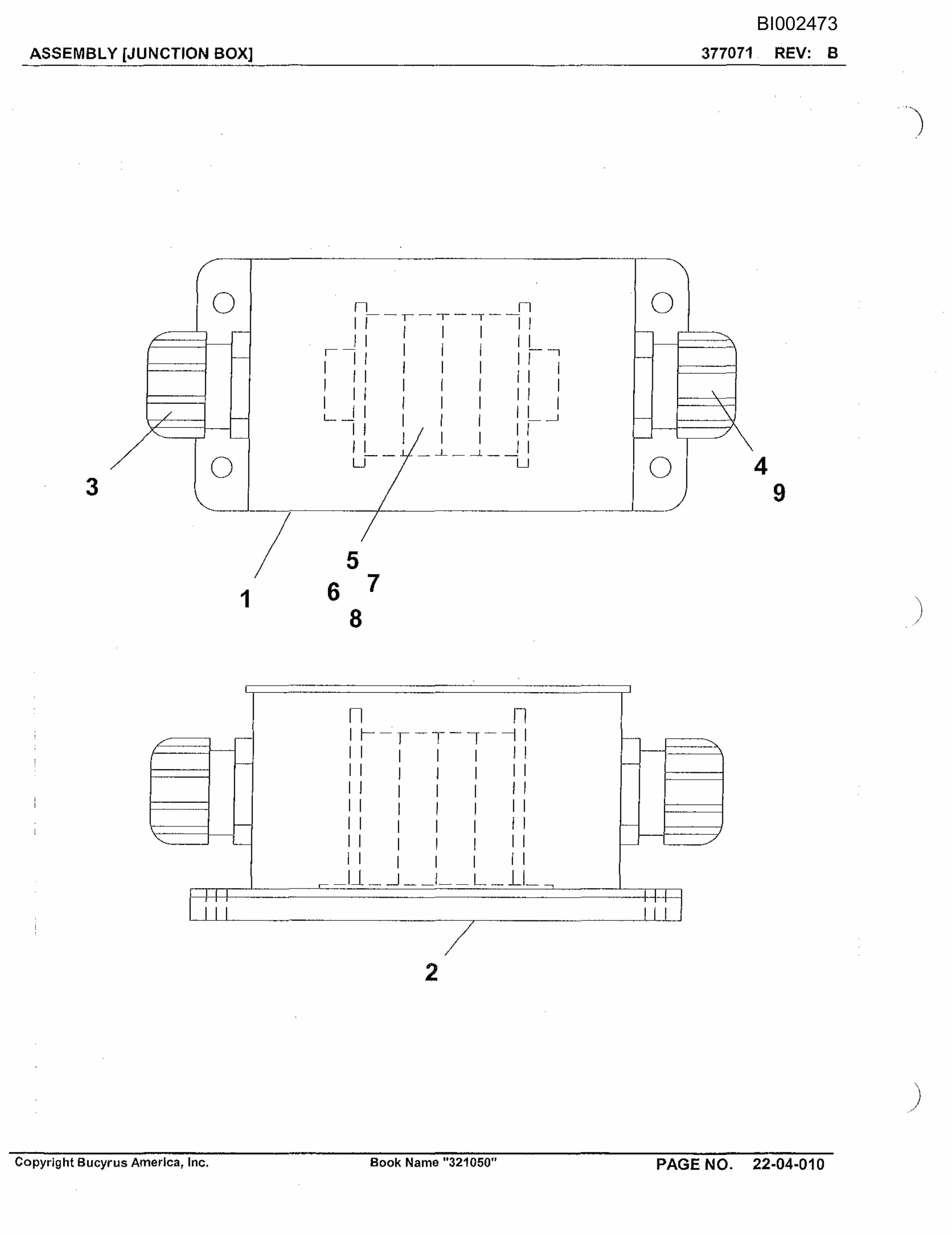Bucyrus Continuous Haulage System Parts And Service Manual BI002473-4