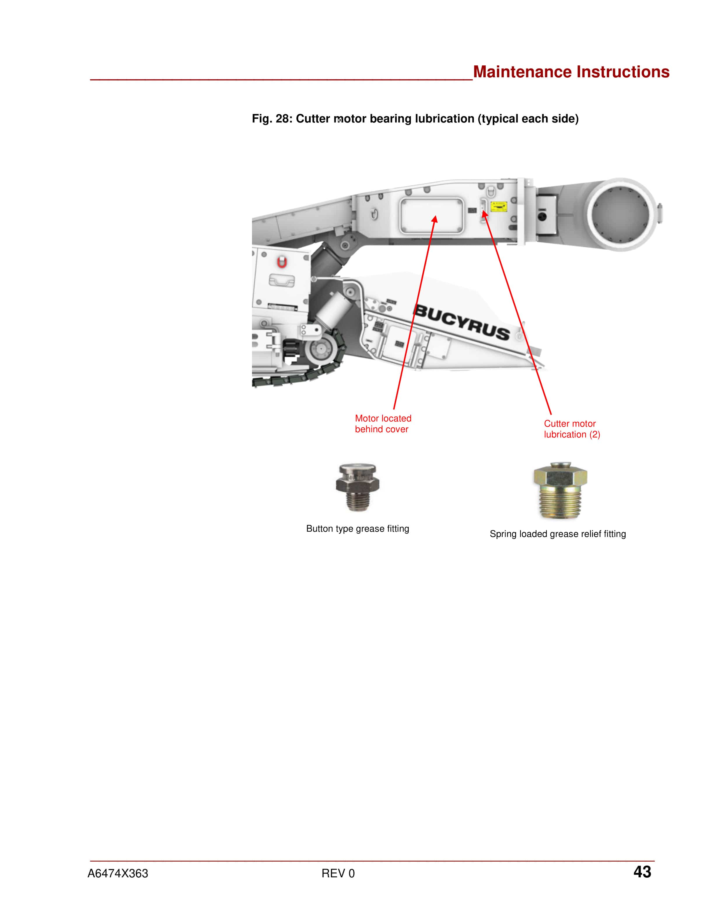 Bucyrus Continuous Miner Operation And Maintenance Manual A6474X363 4 Bucyrus Continuous Miner Operation And Maintenance Manual A6474X363 - Image 4