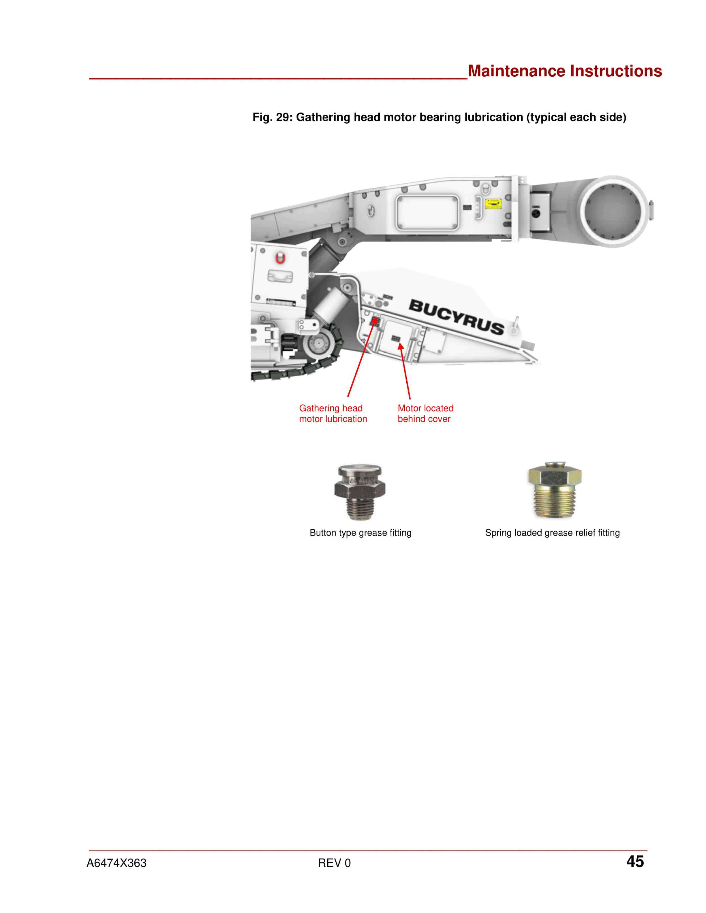 Bucyrus Continuous Miner Operation And Maintenance Manual A6474X363 5 Bucyrus Continuous Miner Operation And Maintenance Manual A6474X363 - Image 5