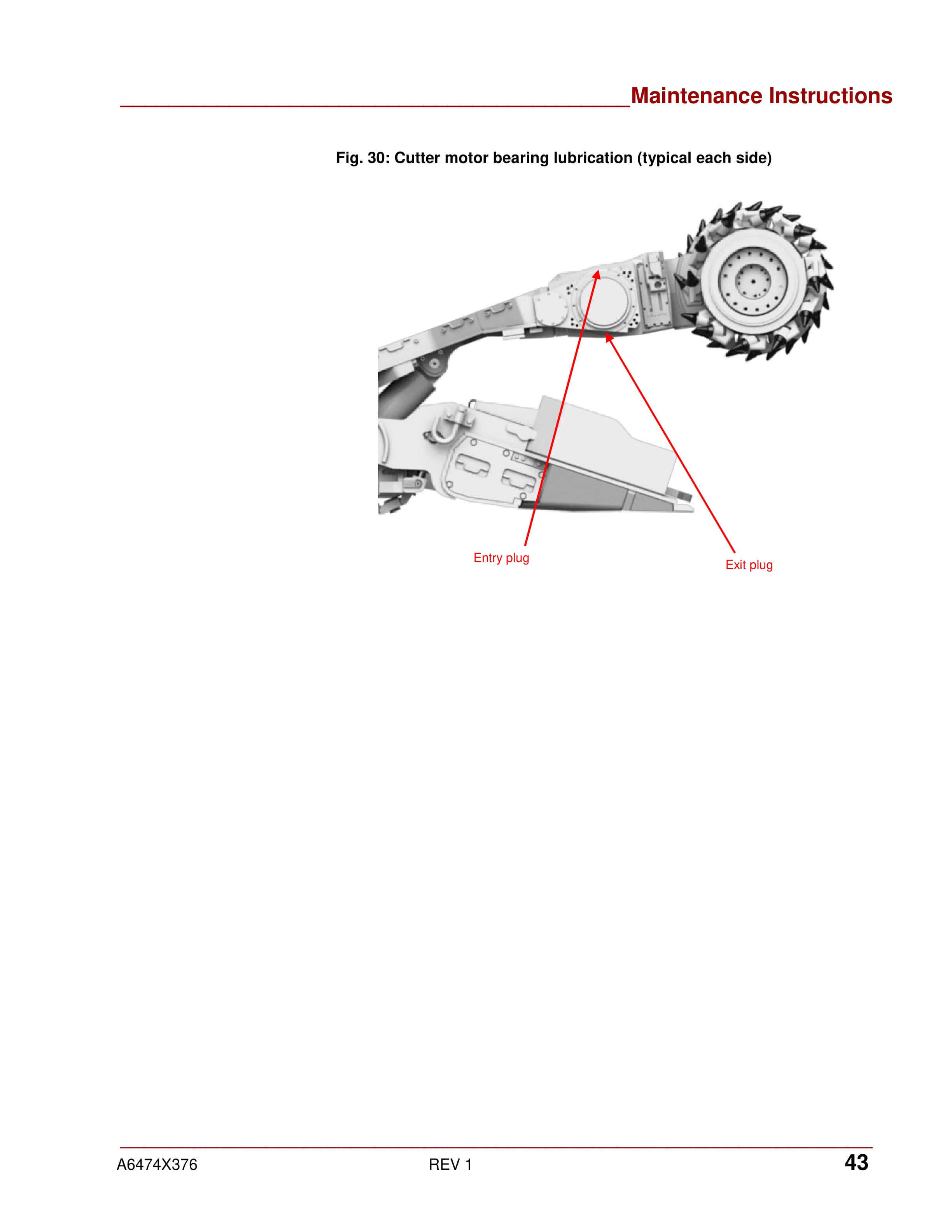 Bucyrus Continuous Miner Operation And Maintenance Manual A6474X376 4 Bucyrus Continuous Miner Operation And Maintenance Manual A6474X376 - Image 4
