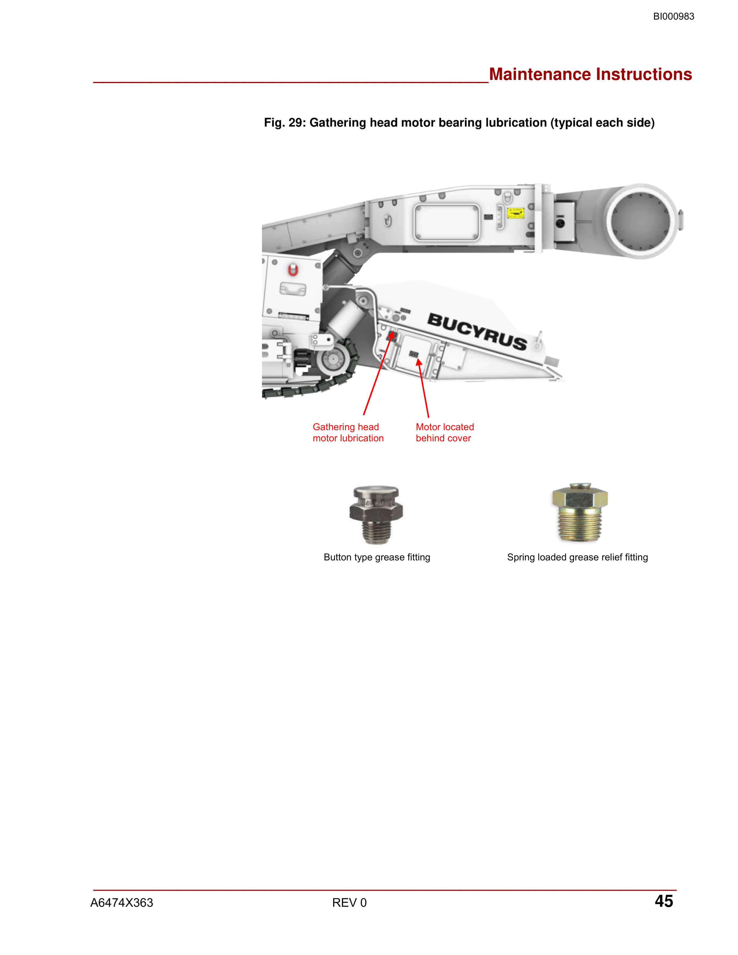 Bucyrus Continuous Miner Operation And Maintenance Manual BI000983-5
