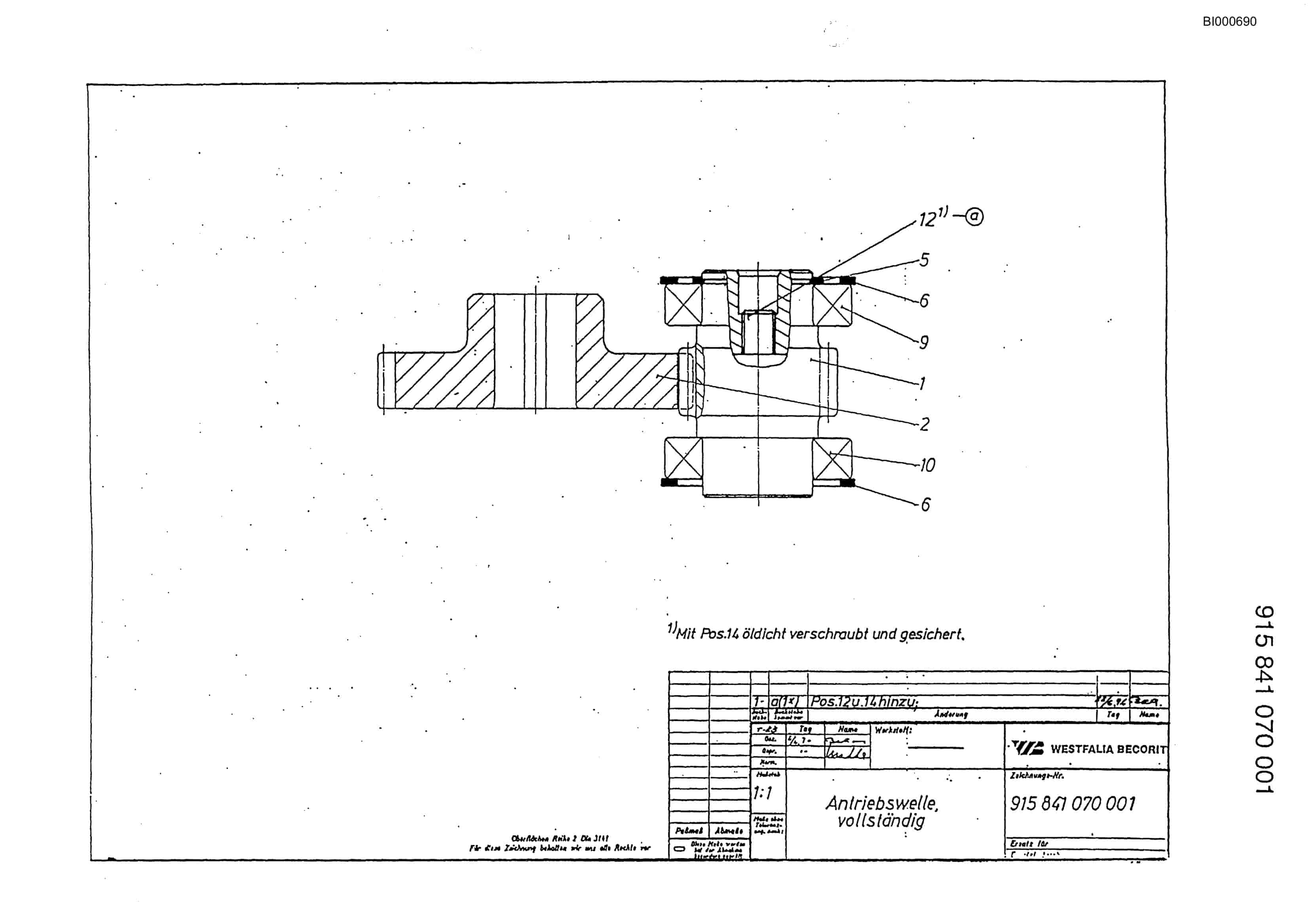 Bucyrus Conveyor Type Oxbow Parts Catalog BI000690-2
