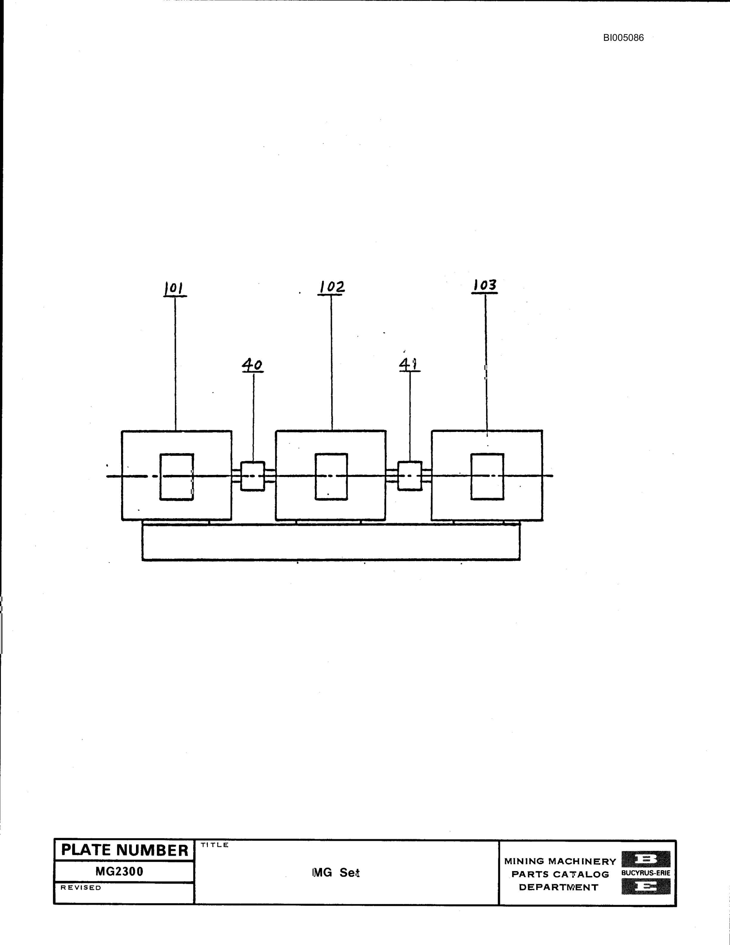 Bucyrus Custom 8000 Series Horizontal, Polyphase Induction Motors Parts Catalog BI005086-3