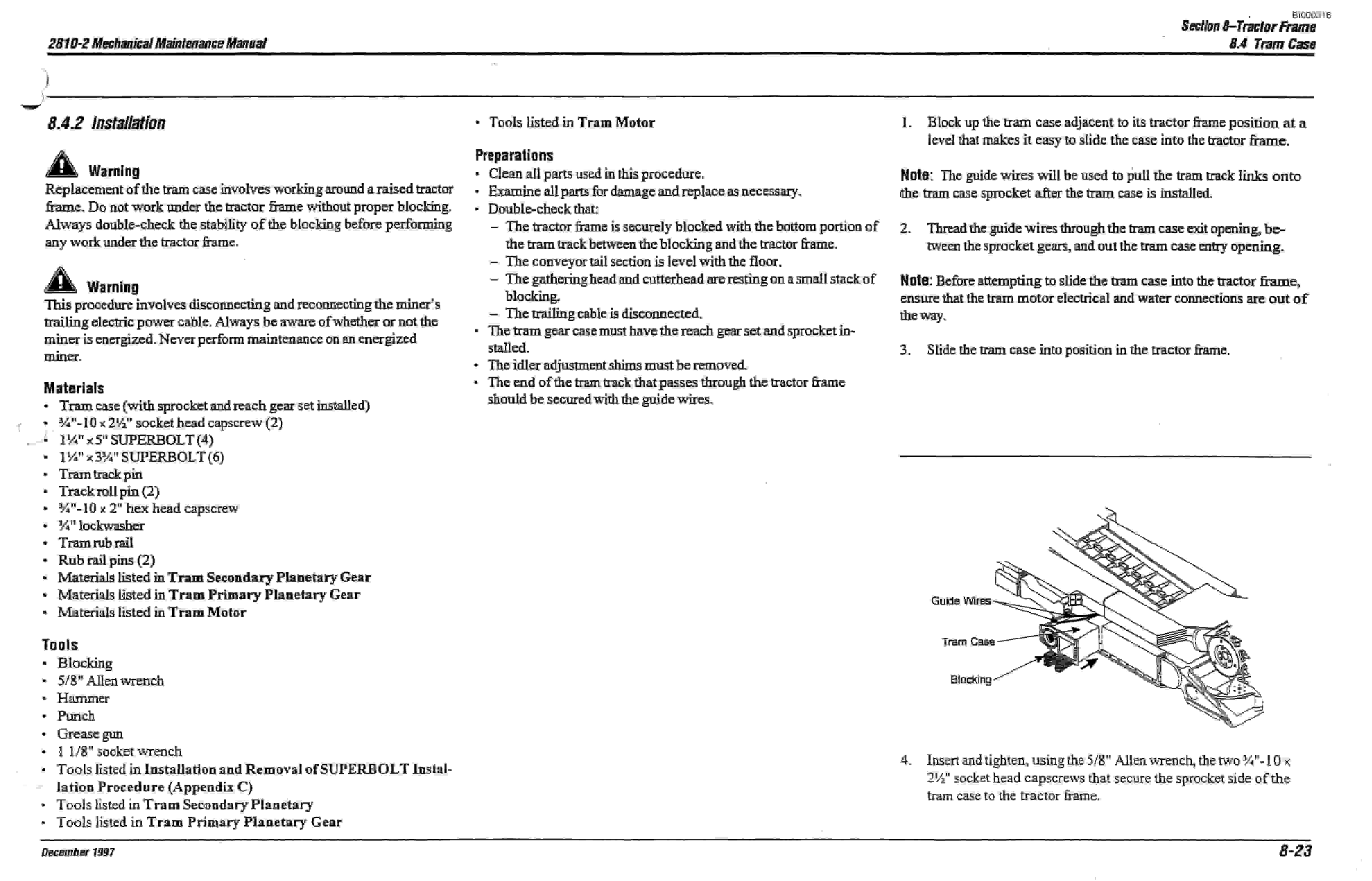 Bucyrus Dash Drum Miner Parts Catalog BI000316-4