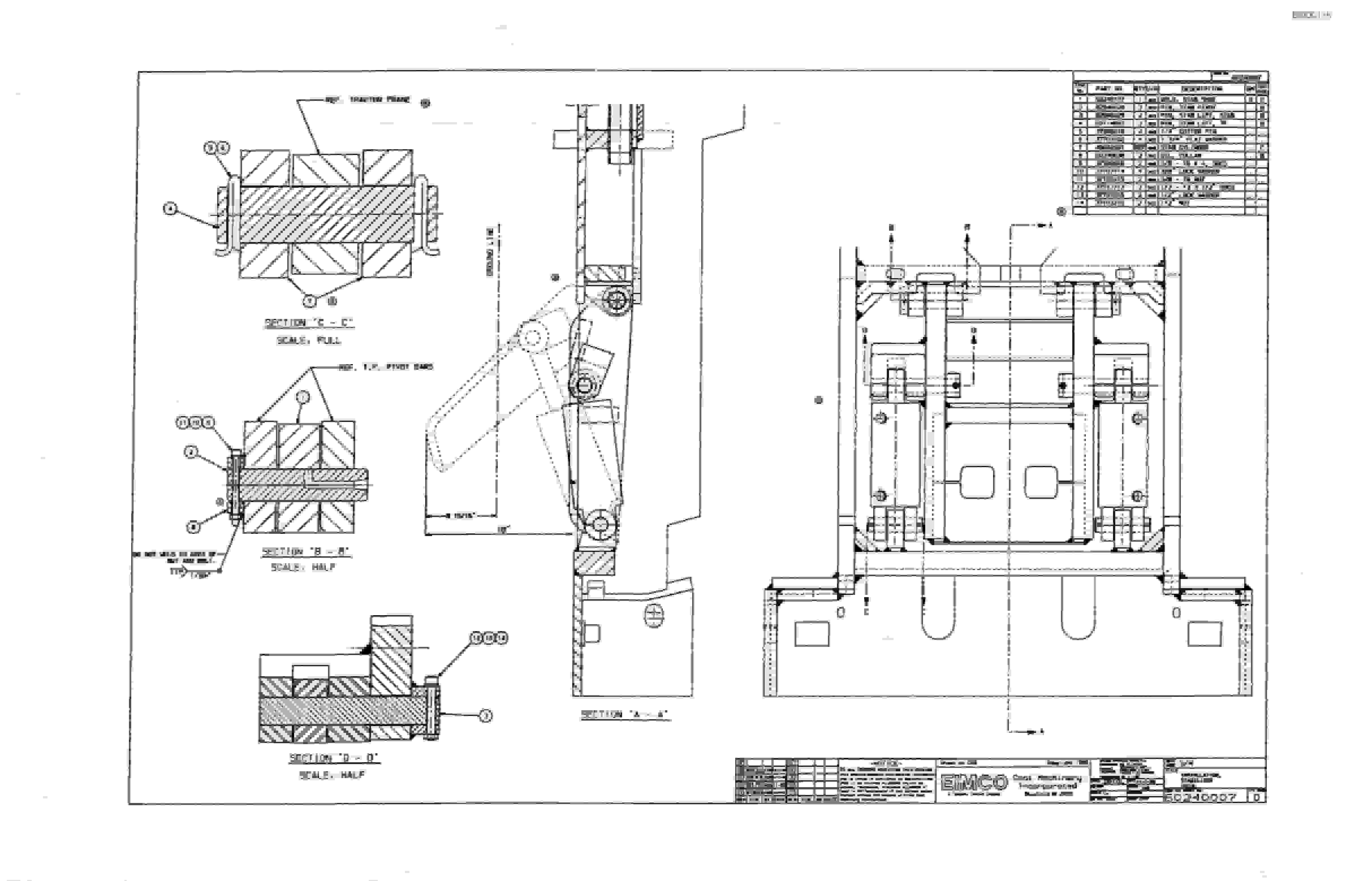 Bucyrus Dash One Drum Miner Parts Catalog BI000115-4