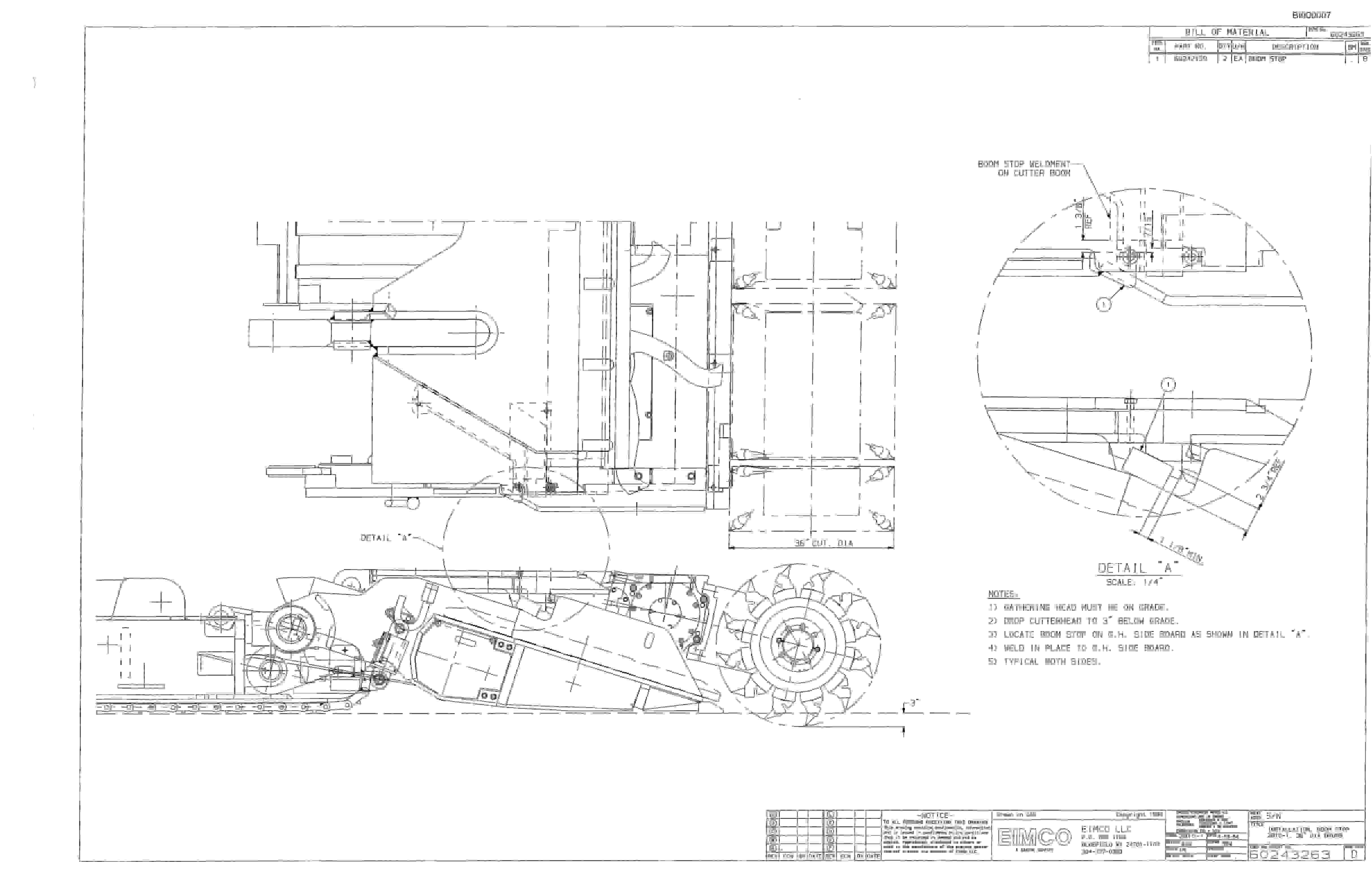 Bucyrus Dash One Miner Parts Catalog BI000007 70880080R-4