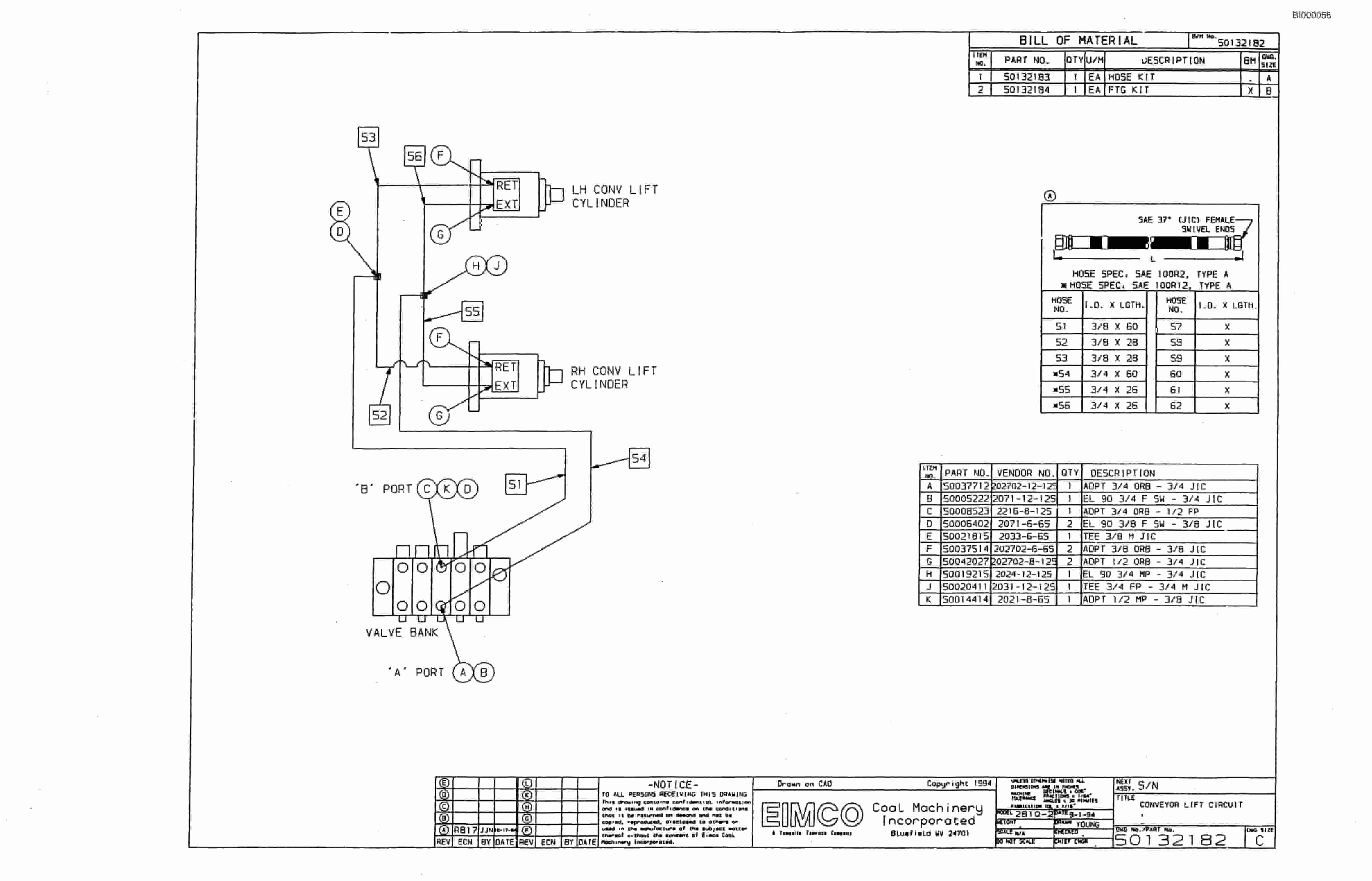 Bucyrus Dash One Miner Parts Catalog BI000058-2
