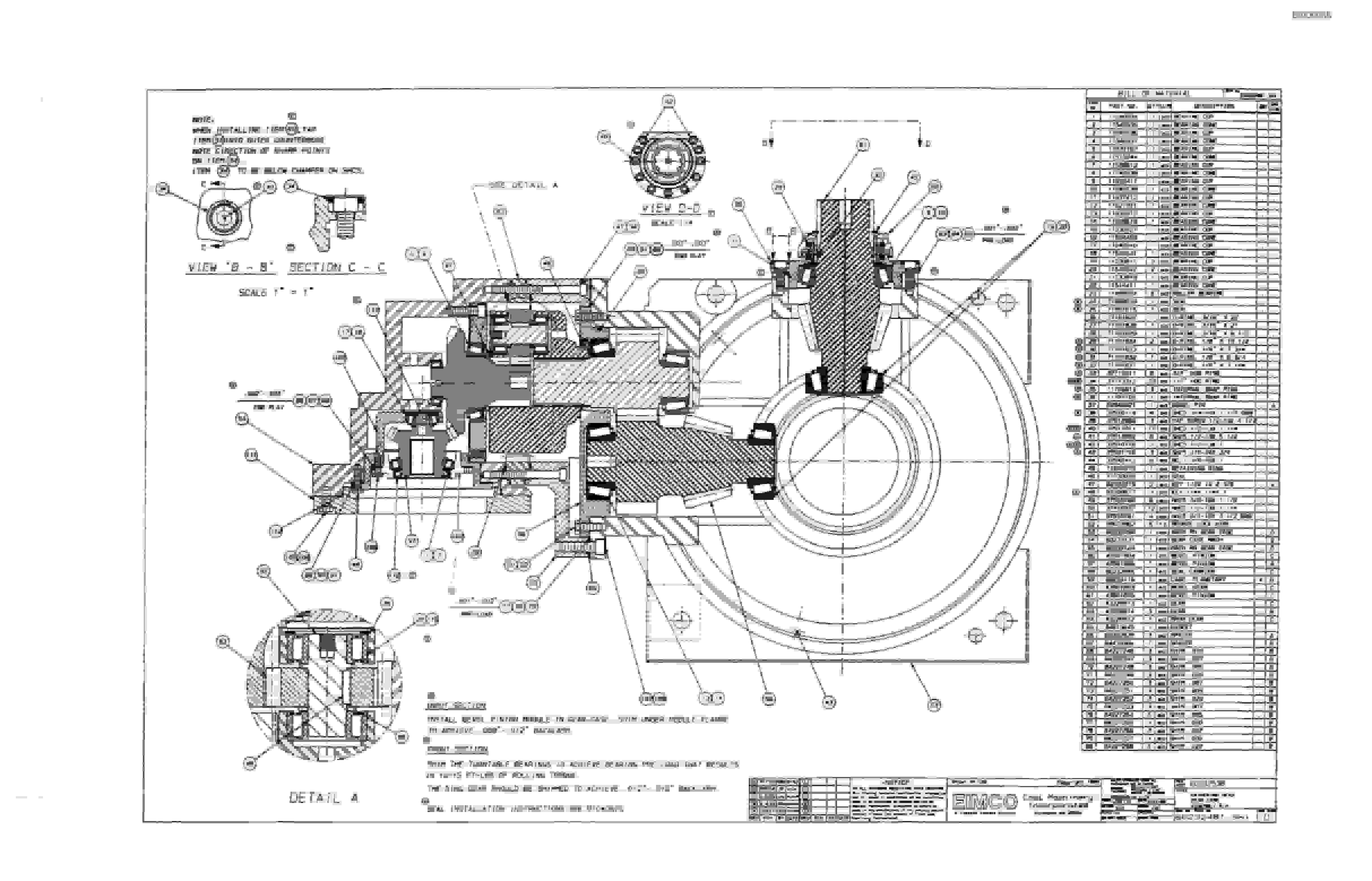 Bucyrus Dash One Miner Parts Catalog BI000058-5